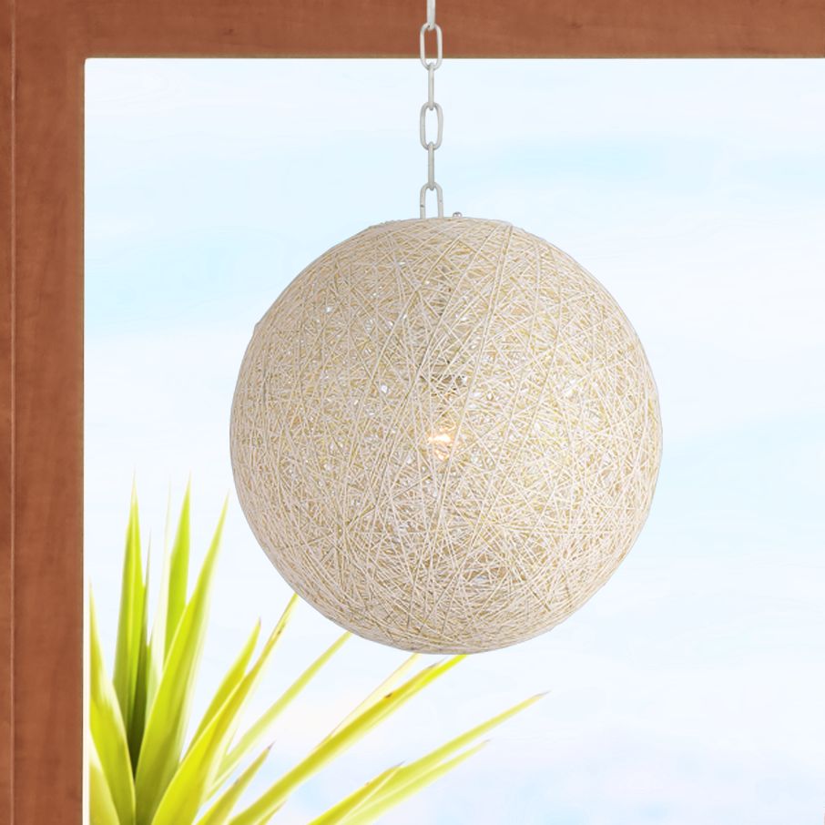 Seneca 15 3/4" Wide White Paper String Shade Swag Pendant