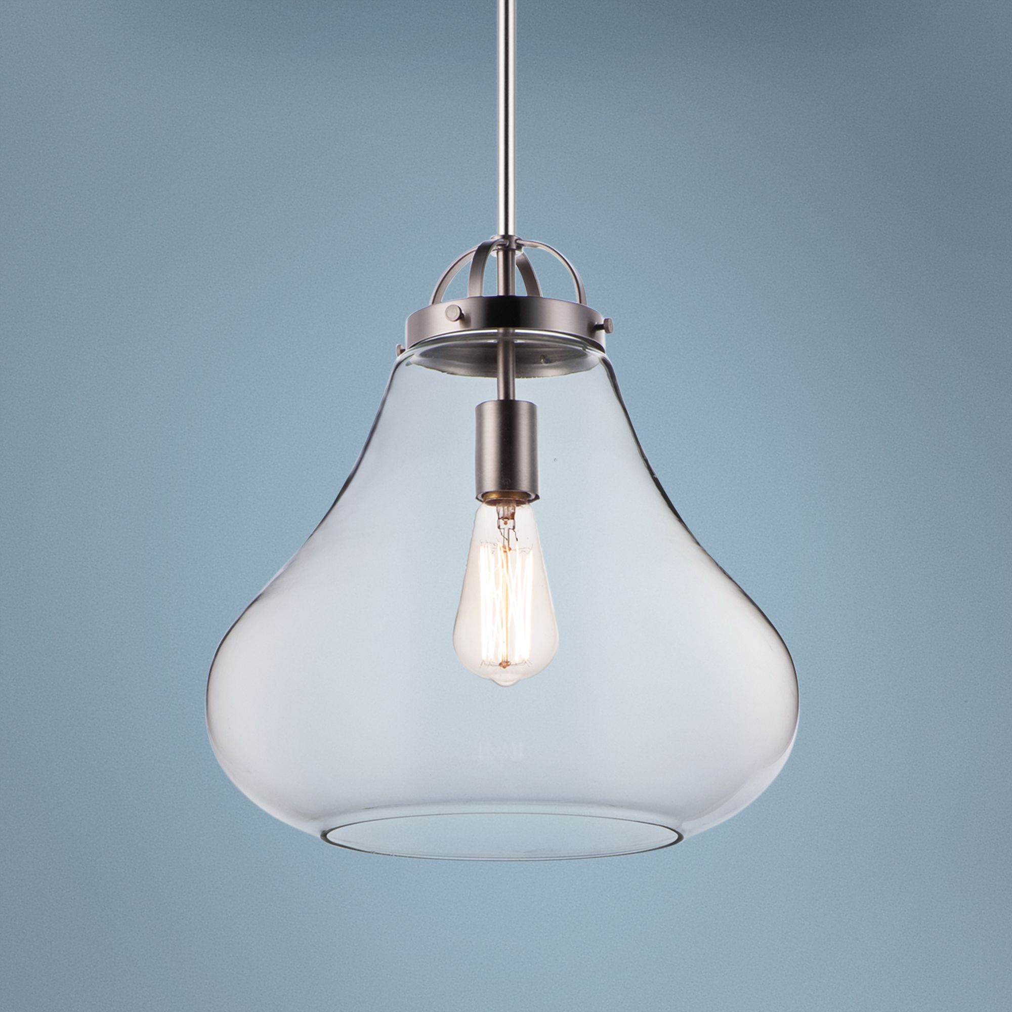 Maxim Stella 13 3/4" Wide Satin Nickel Pendant Light