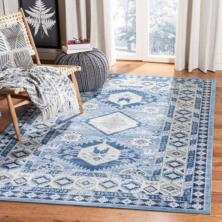 Details about   Long Runner Transitional Traditional Oriental Blue Area Rug **FREE SHIPPING** 