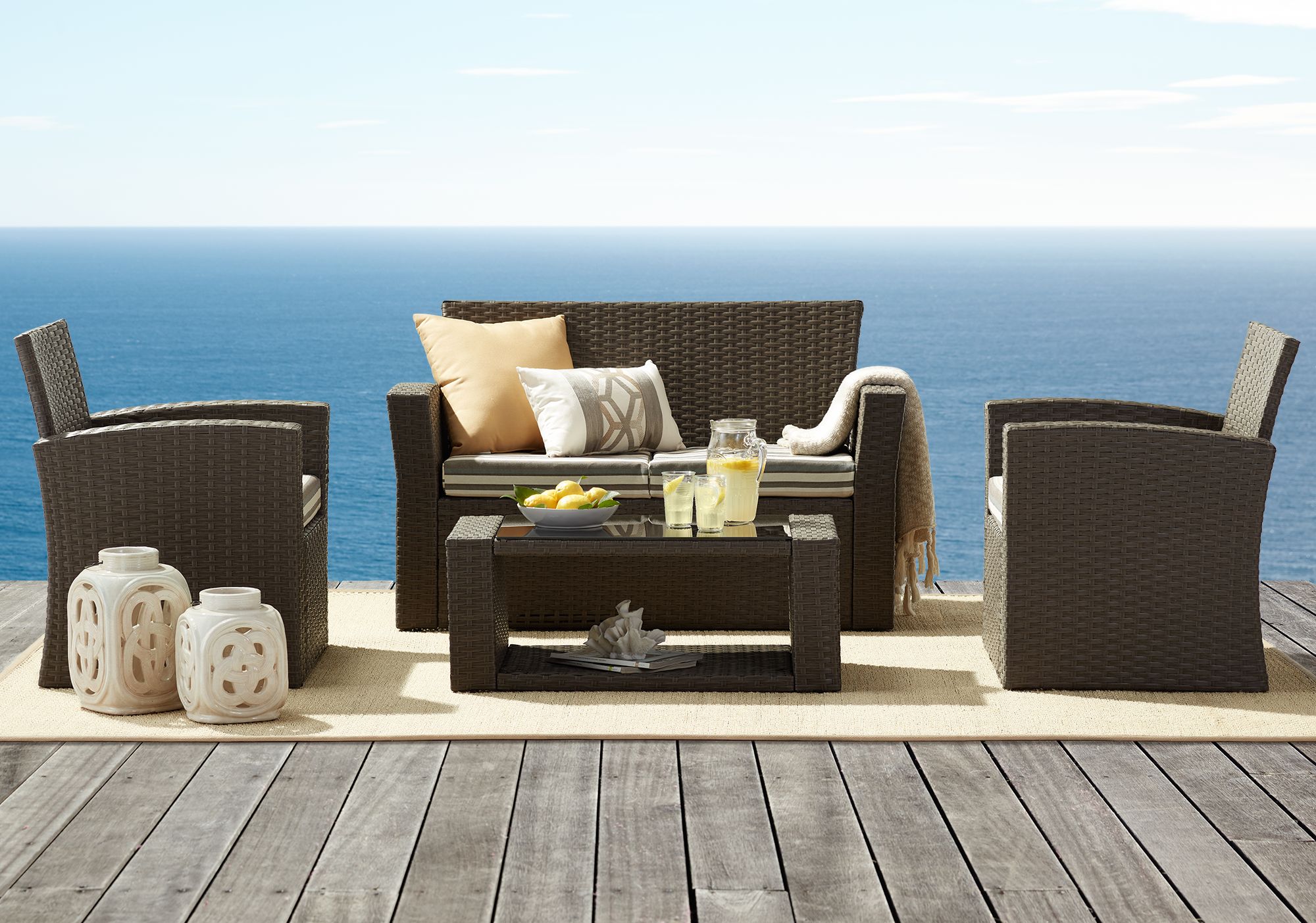 Genesis 4-Piece Outdoor Patio Set
