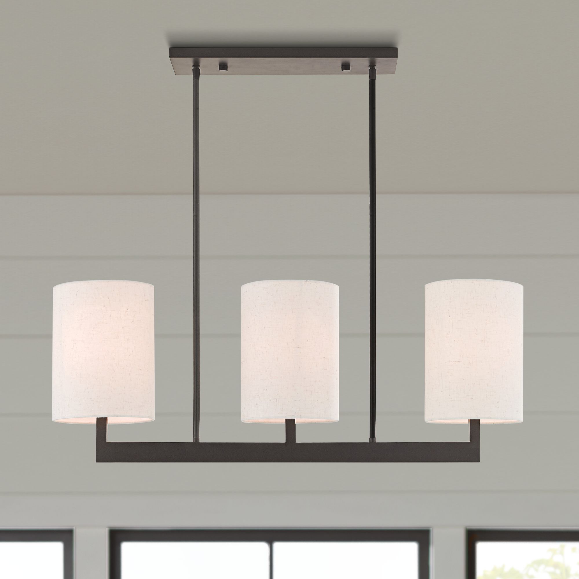 Hayworth 36" Wide Bronze Kitchen Island Light Chandelier