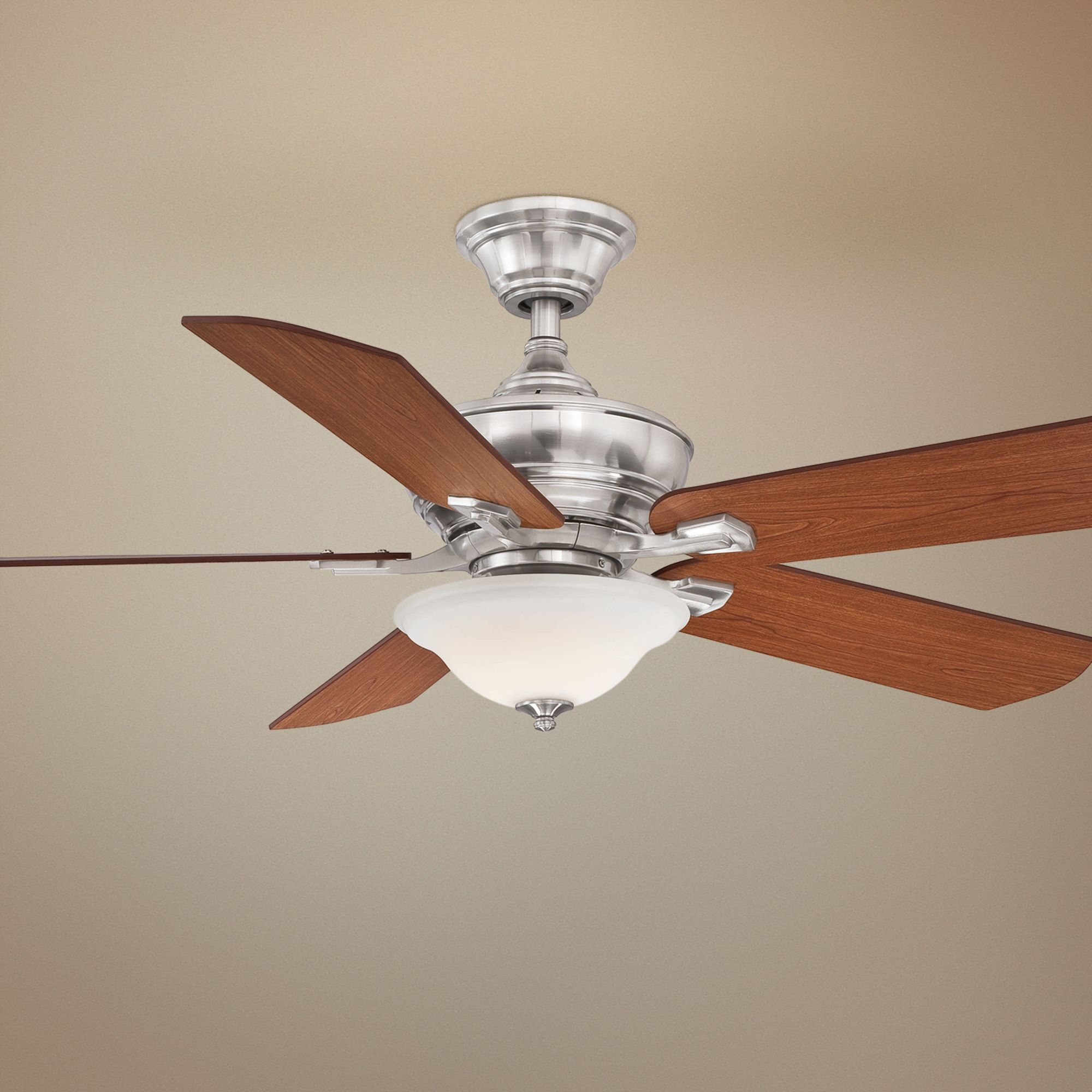 52" Fanimation Camhaven V2 Brushed Nickel LED Ceiling Fan