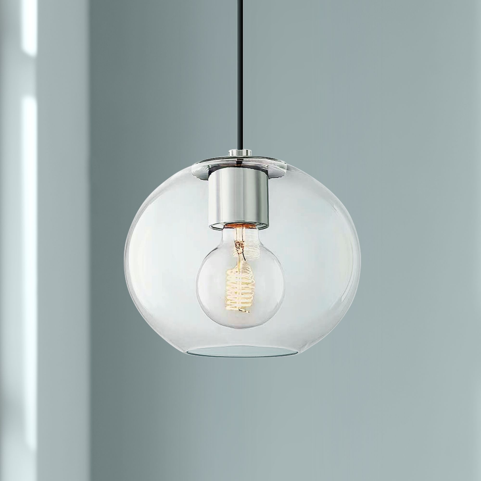 Mitzi Margot 8 1/4" Wide Polished Nickel Mini Pendant