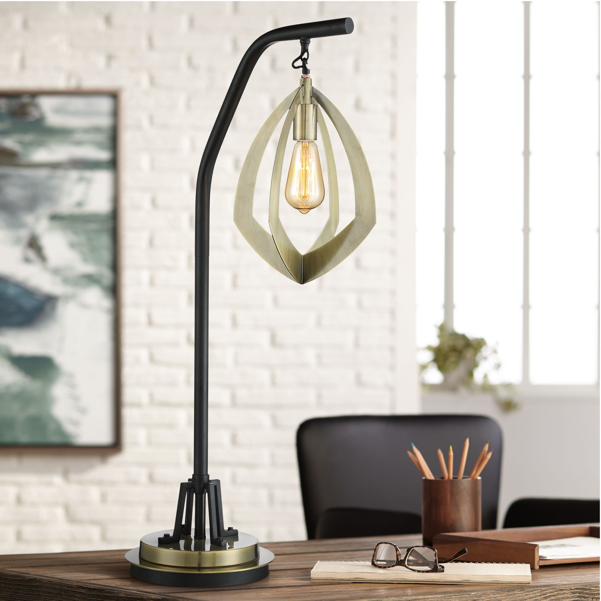 hanging desk light