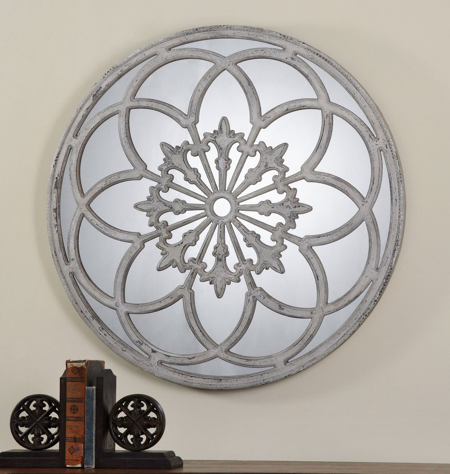Uttermost Conselyea 39 3/4" Round Mirror Wall Art