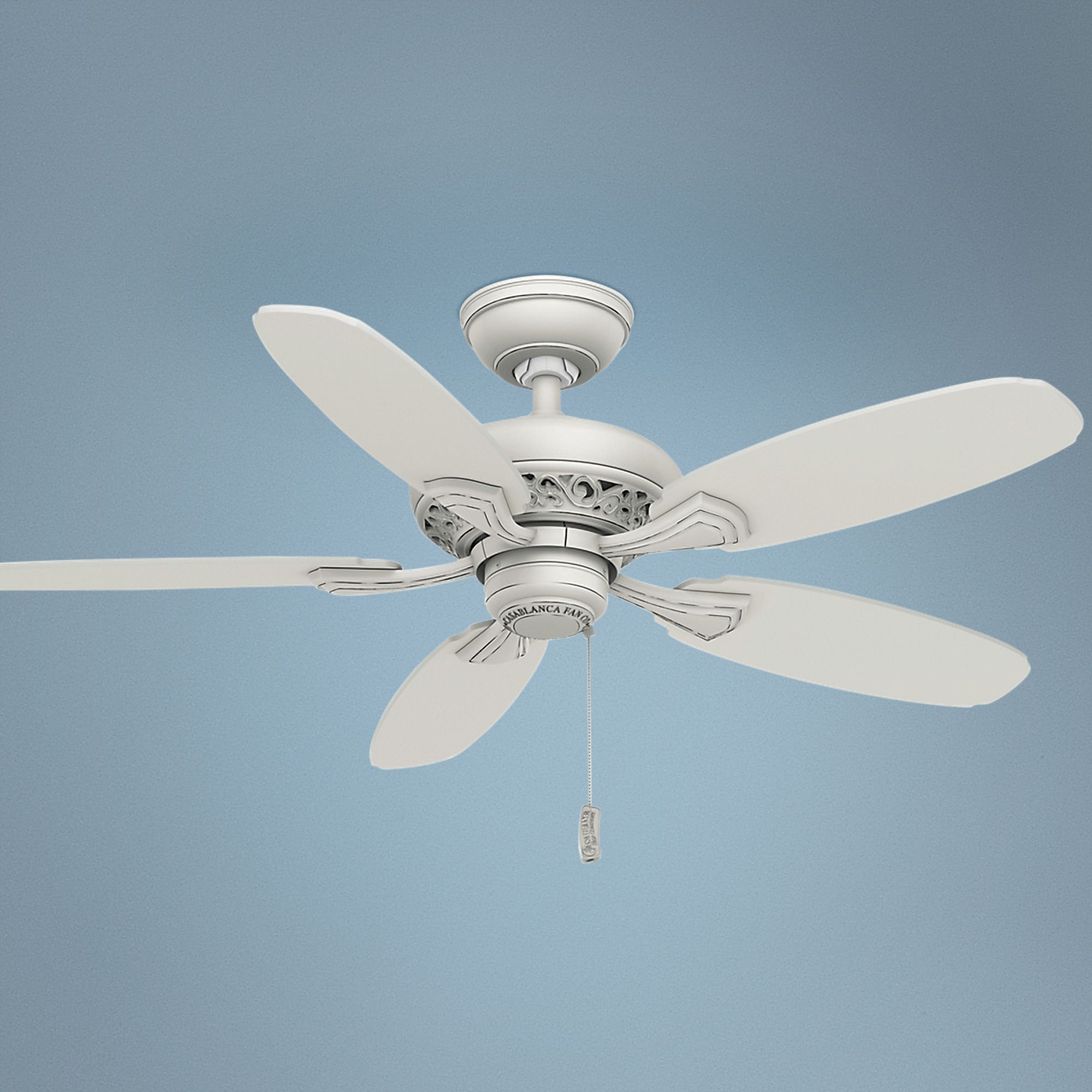 44" Casablanca Fordham Cottage White Ceiling Fan
