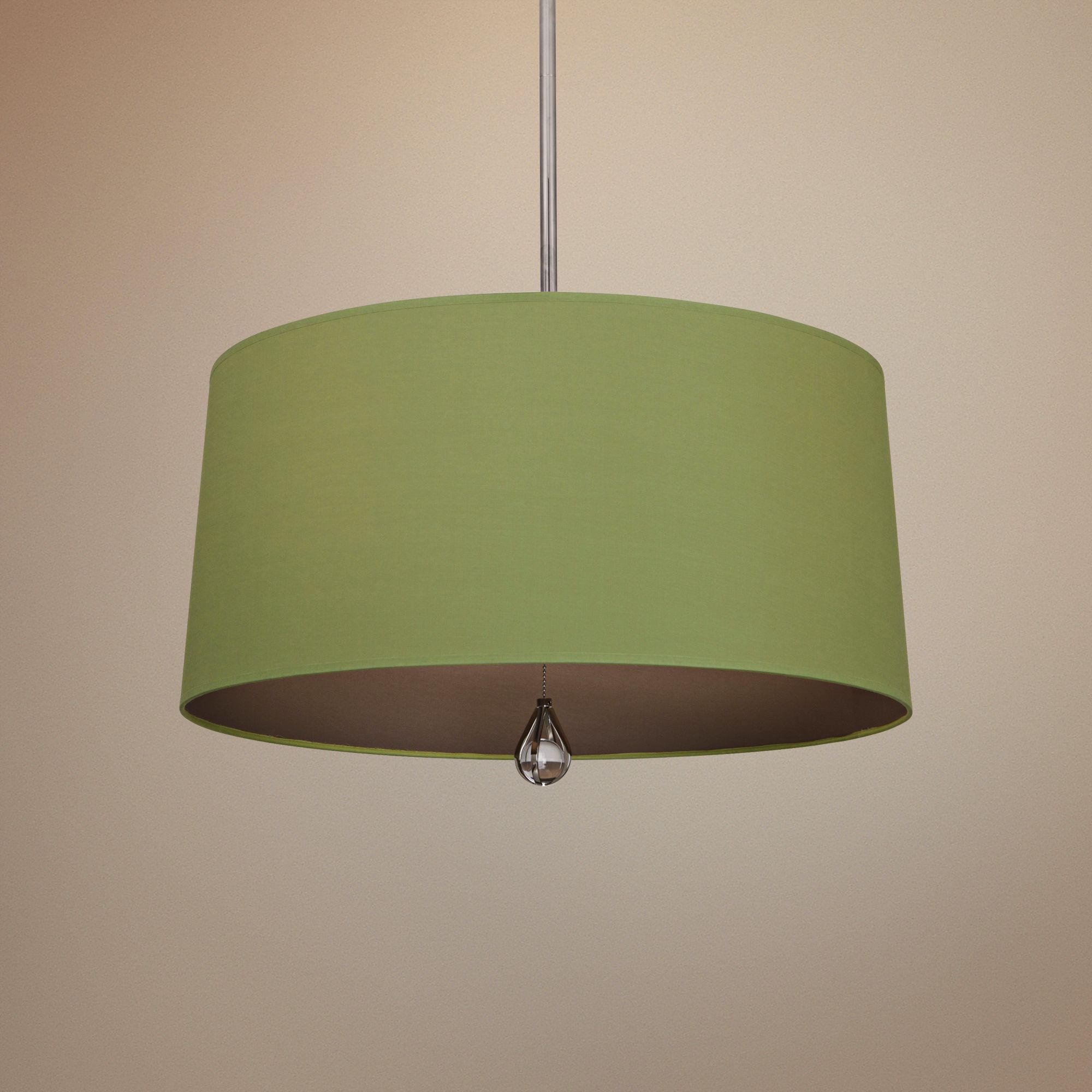 Custis Collection 25 1/2" Wide Parrot Green Pendant