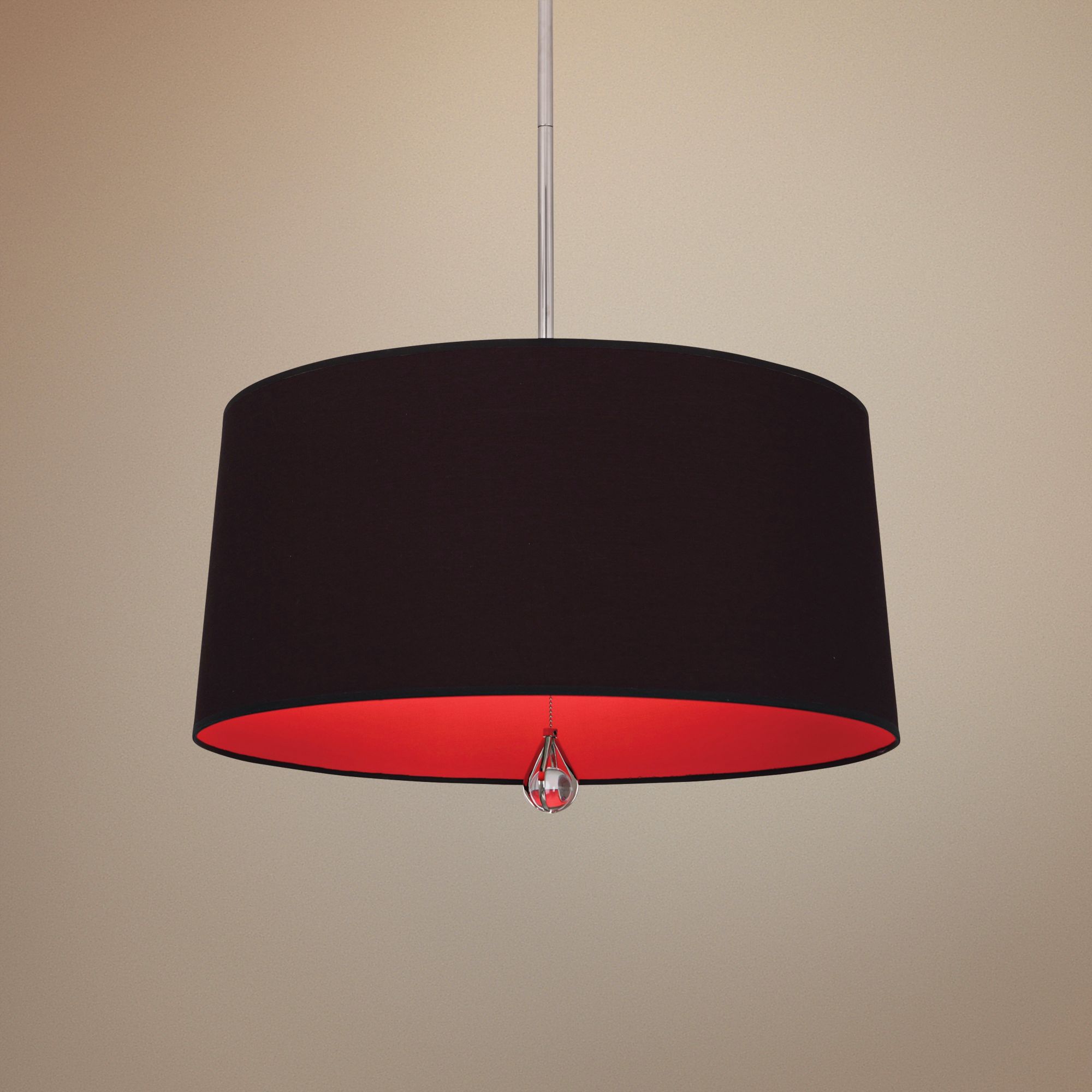 Custis Collection 25 1/2" Wide Blacksmith Black Pendant