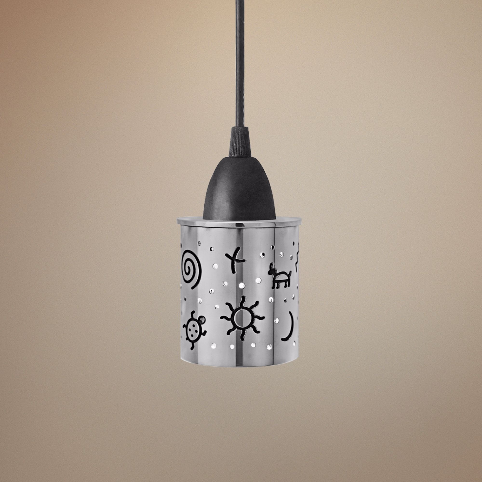 Jezebel Illuminart 3" Wide Southwest Symbols Mini Pendant