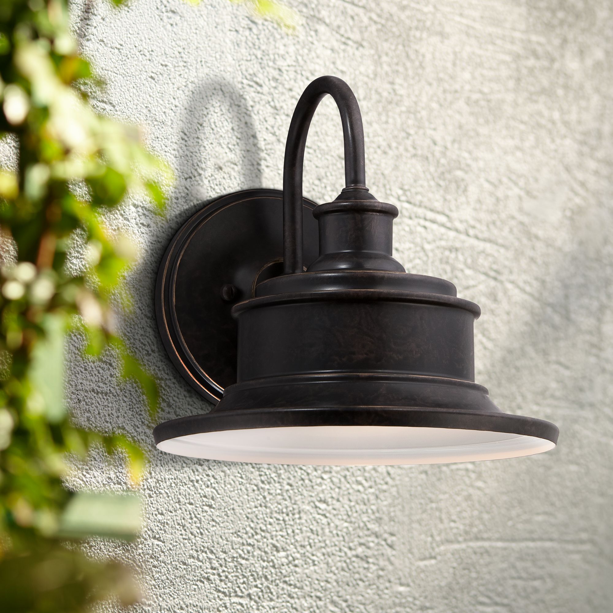 Quoizel Seaford 11" High Bronze Outdoor Wall Light