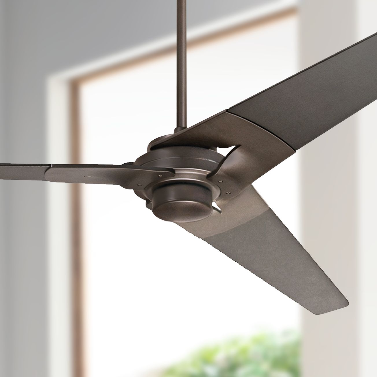 62 Modern Fan Torsion Black Dark Bronze Ceiling Fan 6Y776 Lamps   6Y776cropped.fpx