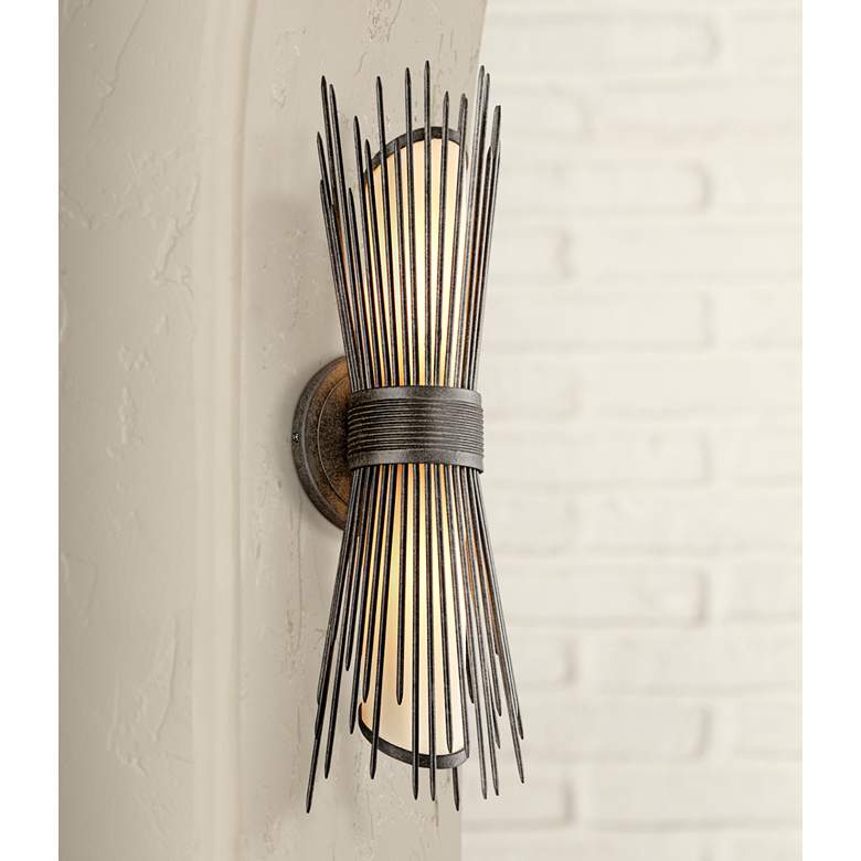 Blink 20 3/4&quot; High French Iron Outdoor Wall Light