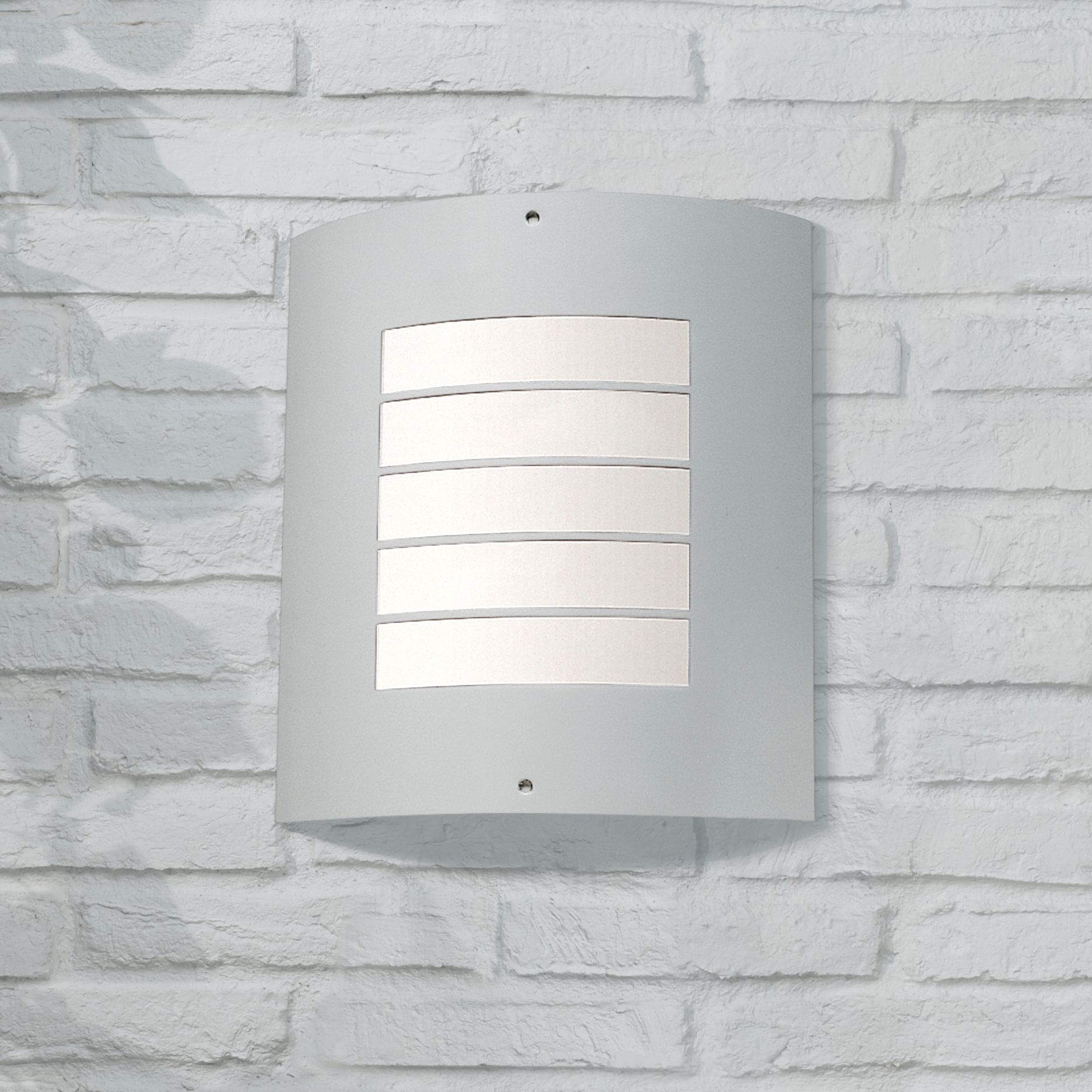 Kichler Contemporary Brushed Nickel 10 1/2" Outdoor Light - #70404 | Lamps Plus