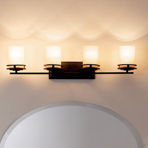 Hendrik Bronze 34 Quot Wide Bathroom Light Fixture 70533