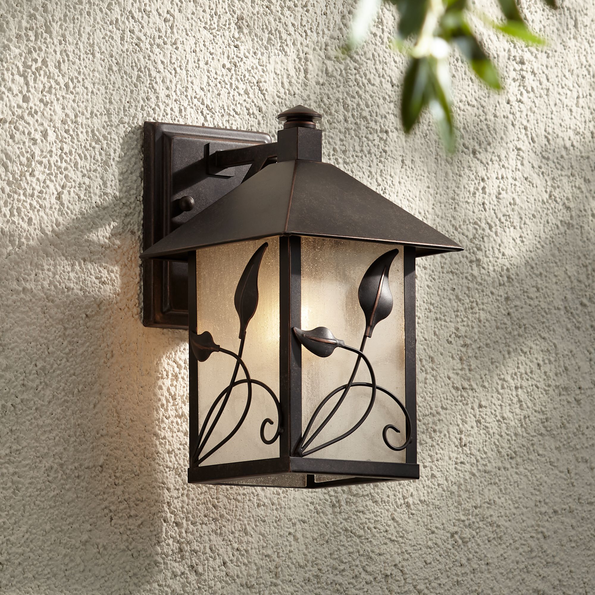 French Garden 12 1/2" High Bronze Outdoor Wall Light