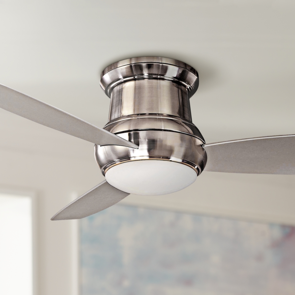 52" Minka Concept II Brushed Nickel Outdoor Ceiling Fan   #70971