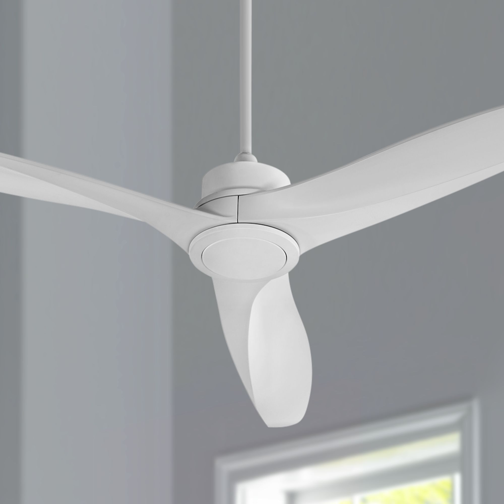 60 Quorum Kress Studio White Ceiling Fan 70c01 Lamps Plus