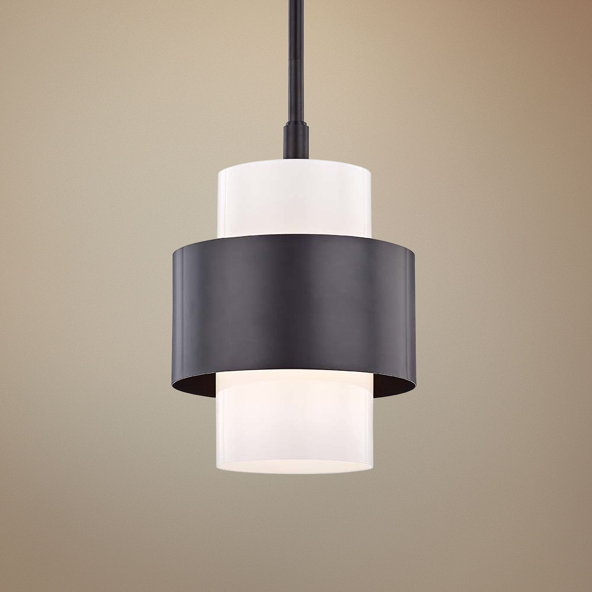 Hudson Valley Corinth 11" Wide Old Bronze Mini Pendant