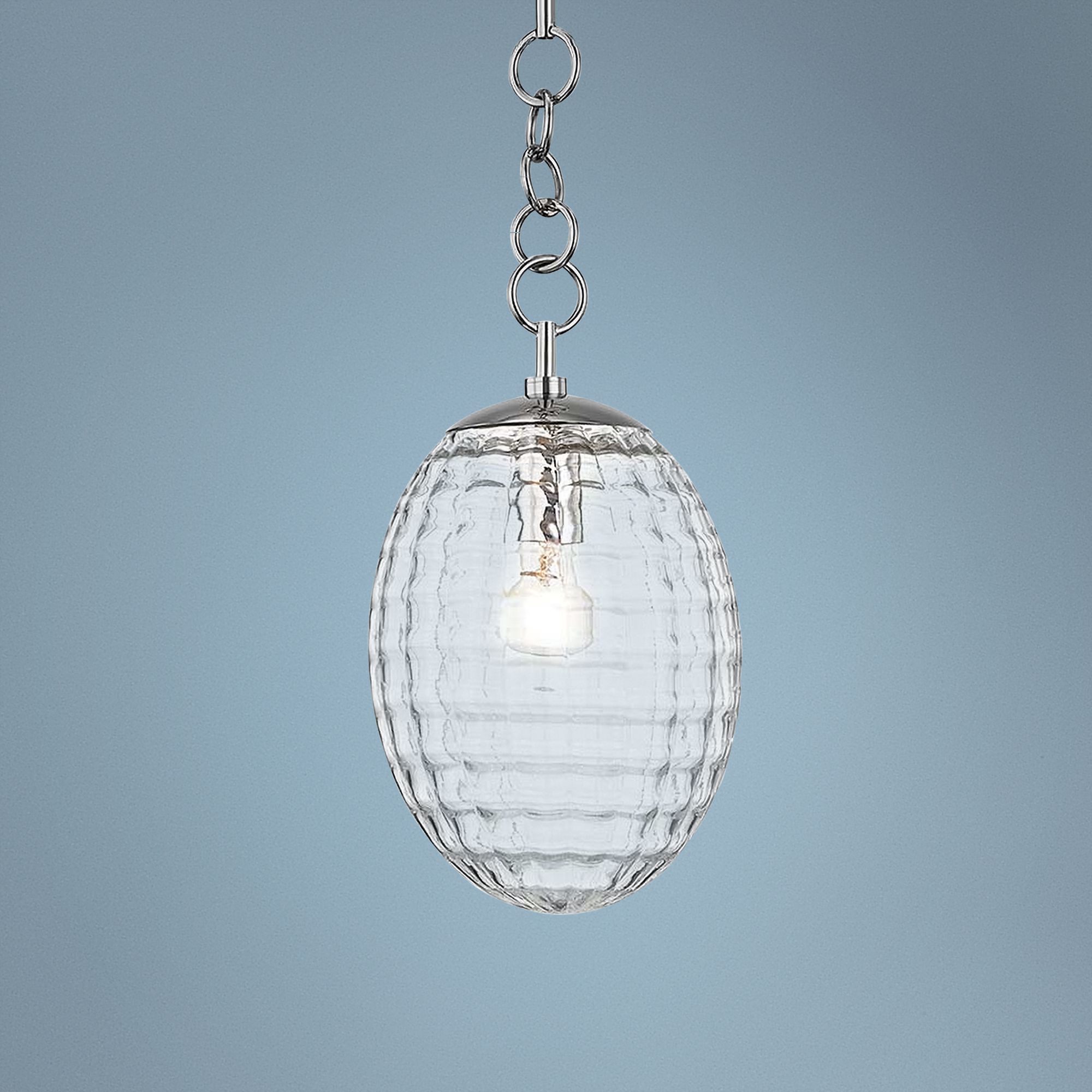 Hudson Valley Venice 8 1/2"W Polished Nickel Mini Pendant