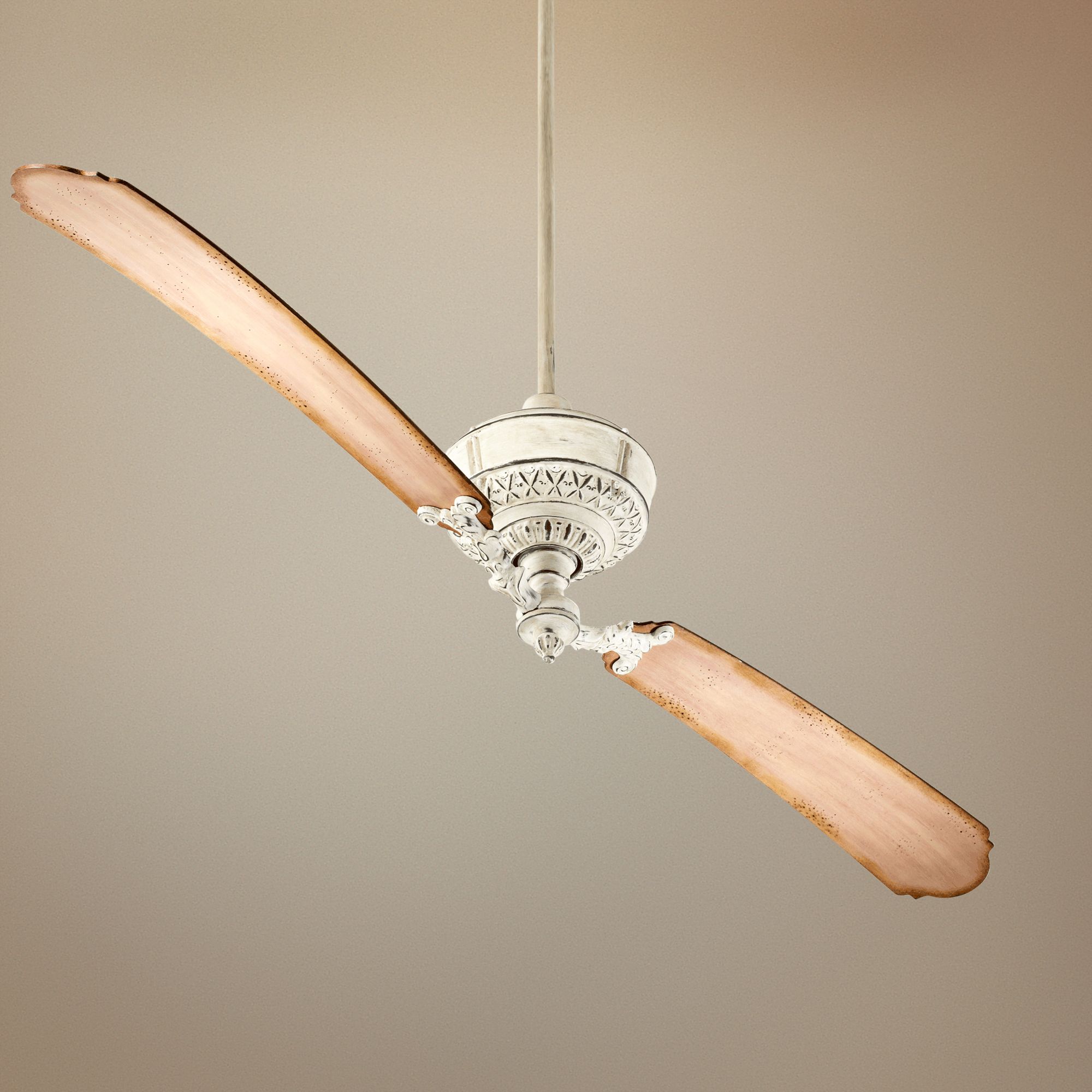 68" Quorum Turner Persian White Ceiling Fan