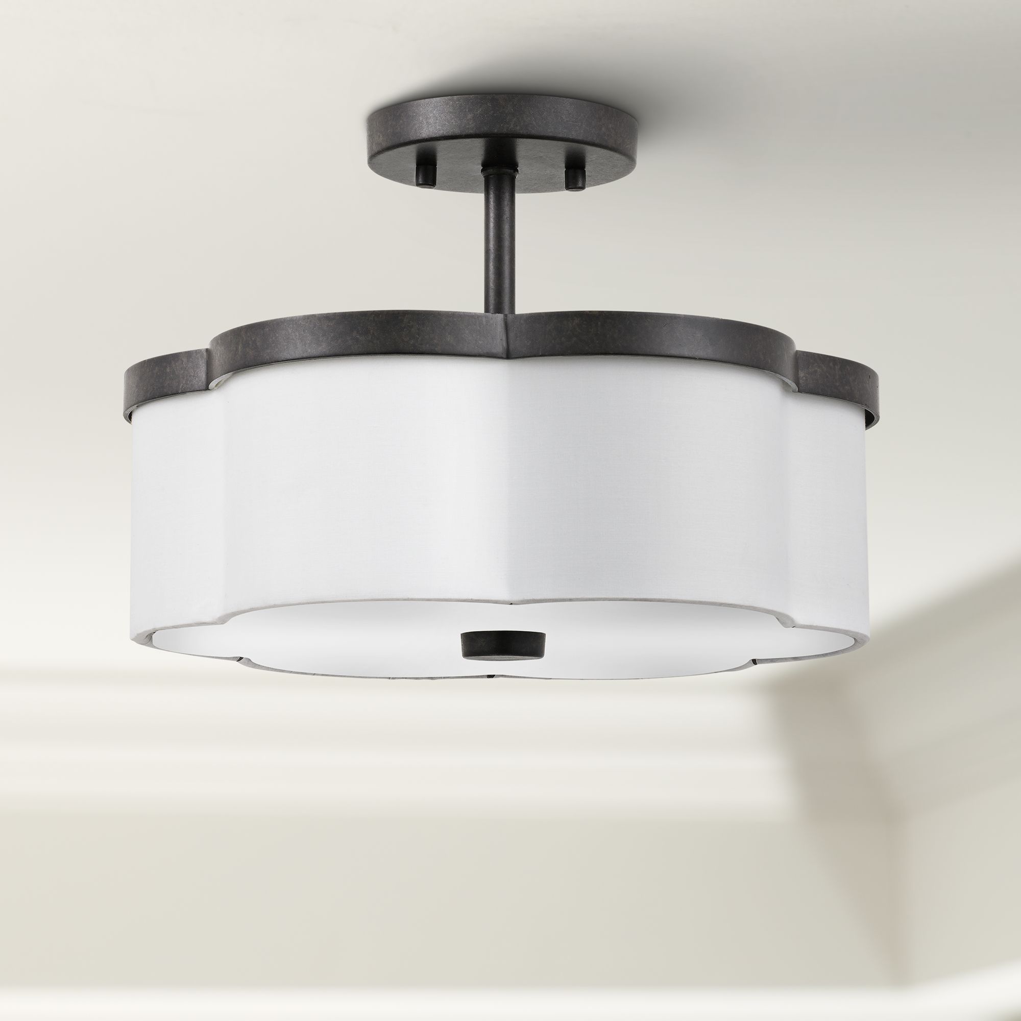 Quoizel Hydra 14" Wide Imperial Bronze Ceiling Light