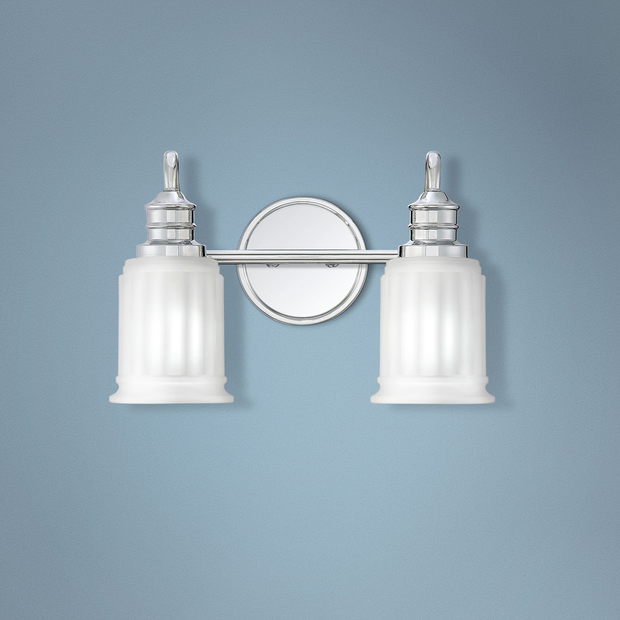 Quoizel Swell 9 1/4"H Polished Chrome 2-Light Wall Sconce