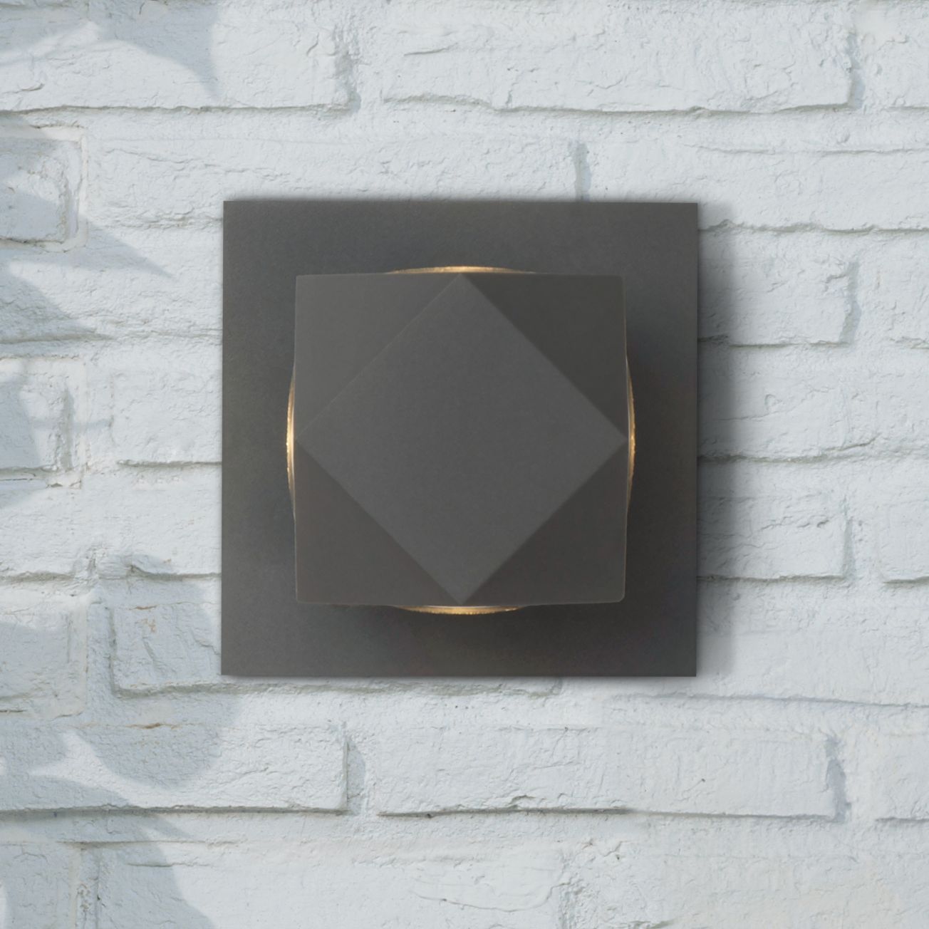 ET2 Alumilux 4 3/4" High Bronze 12W LED Outdoor Wall Light