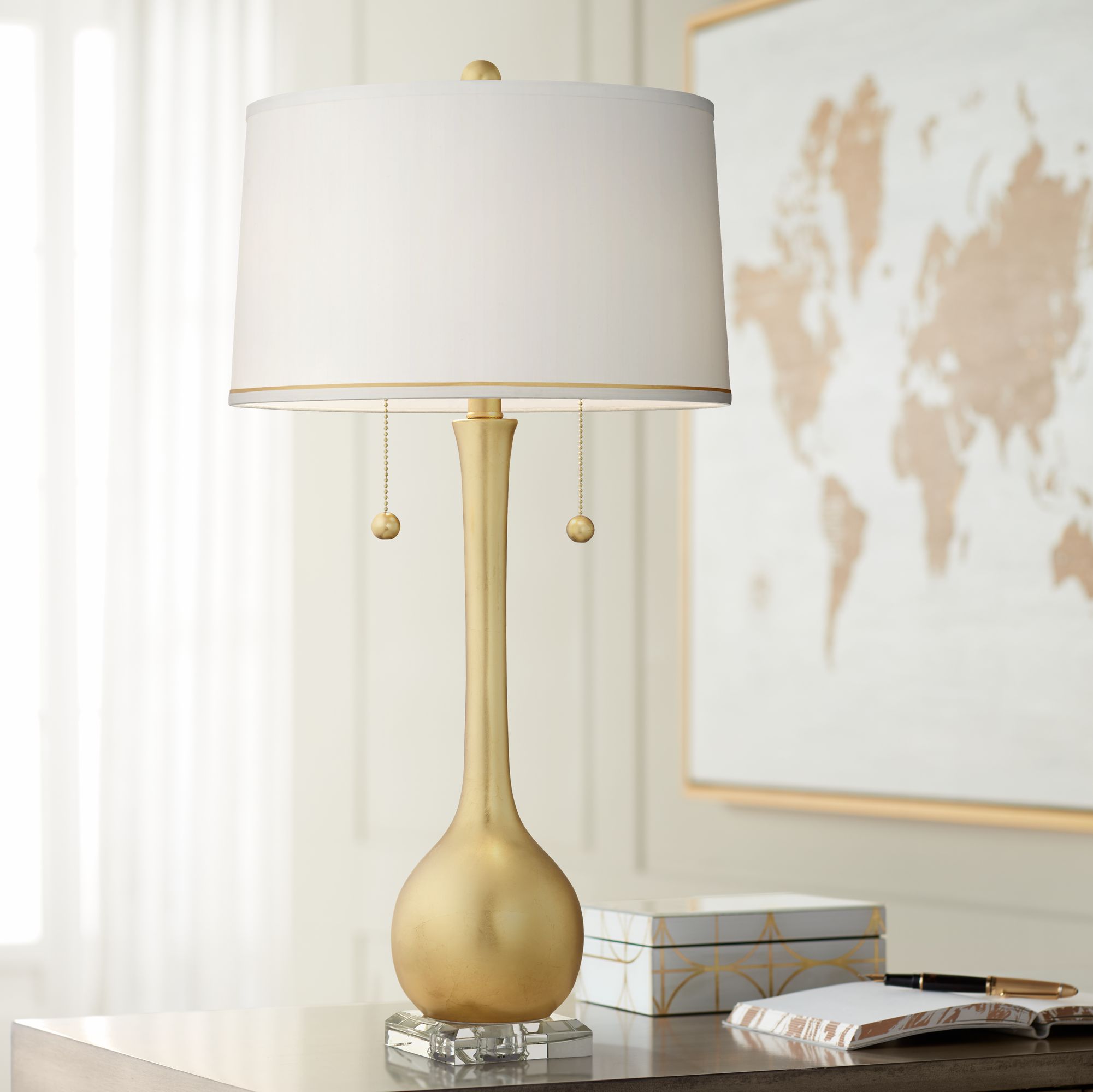 long table light