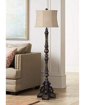 Black Western Floor Lamps Lamps Plus