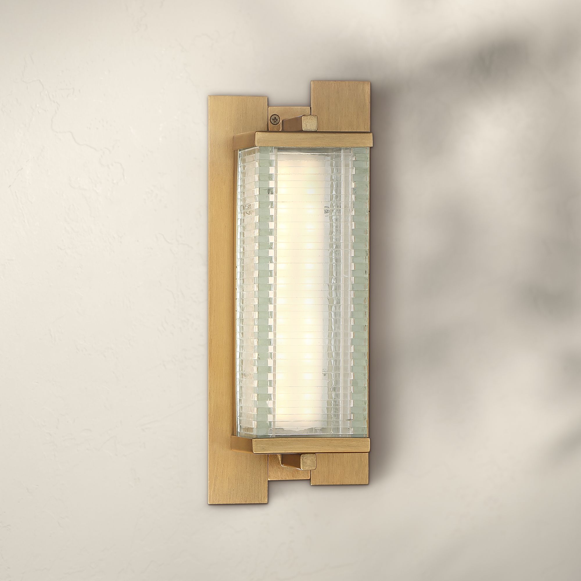 Possini Euro Benicia 12"H Antique Gold LED Wall Sconce