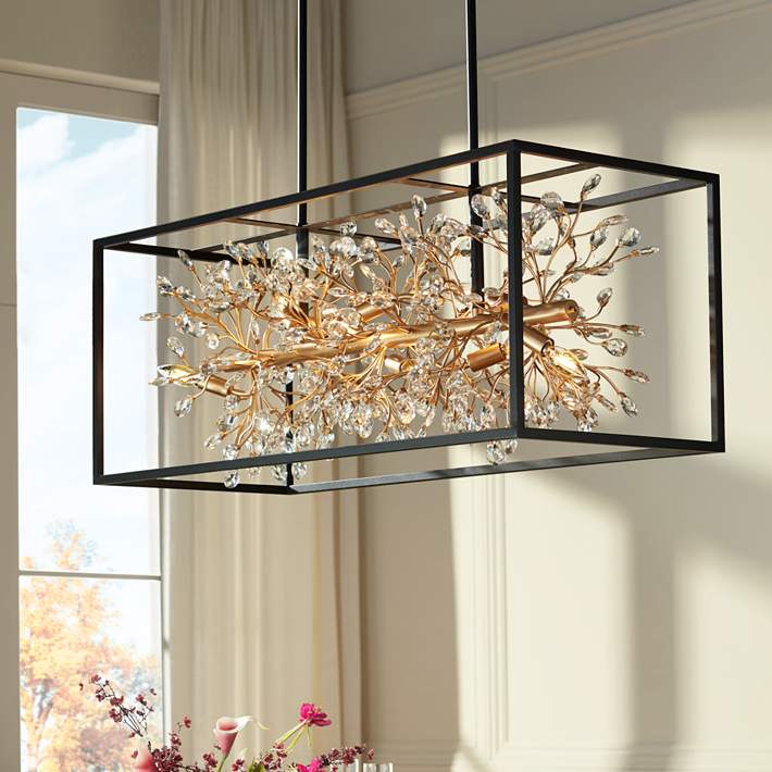 Gold Kitchen Island Light Pendant, Pendant Lighting For Kitchen Island With Matching Chandelier