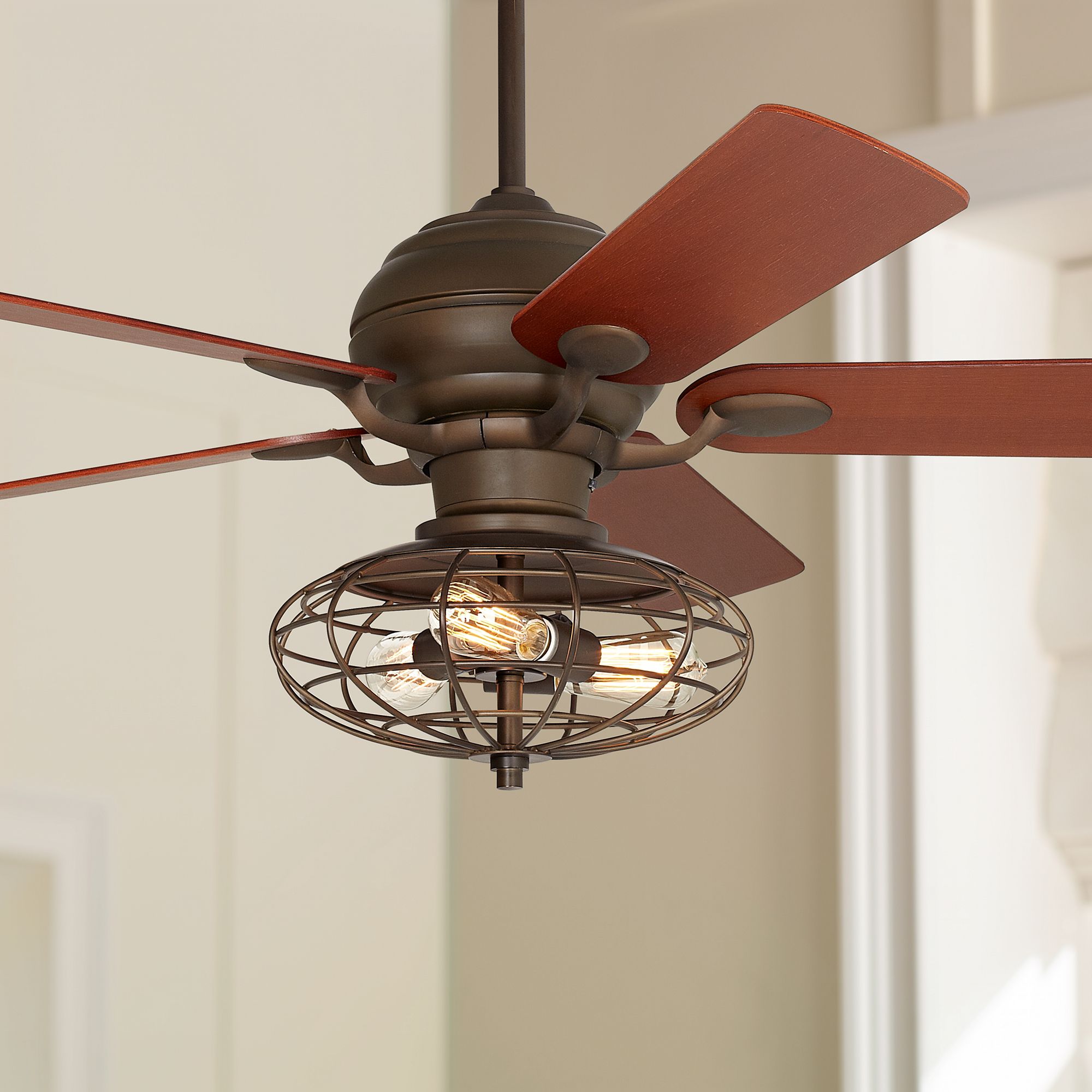 52" Casa Optima Oil-Rubbed Bronze LED Ceiling Fan