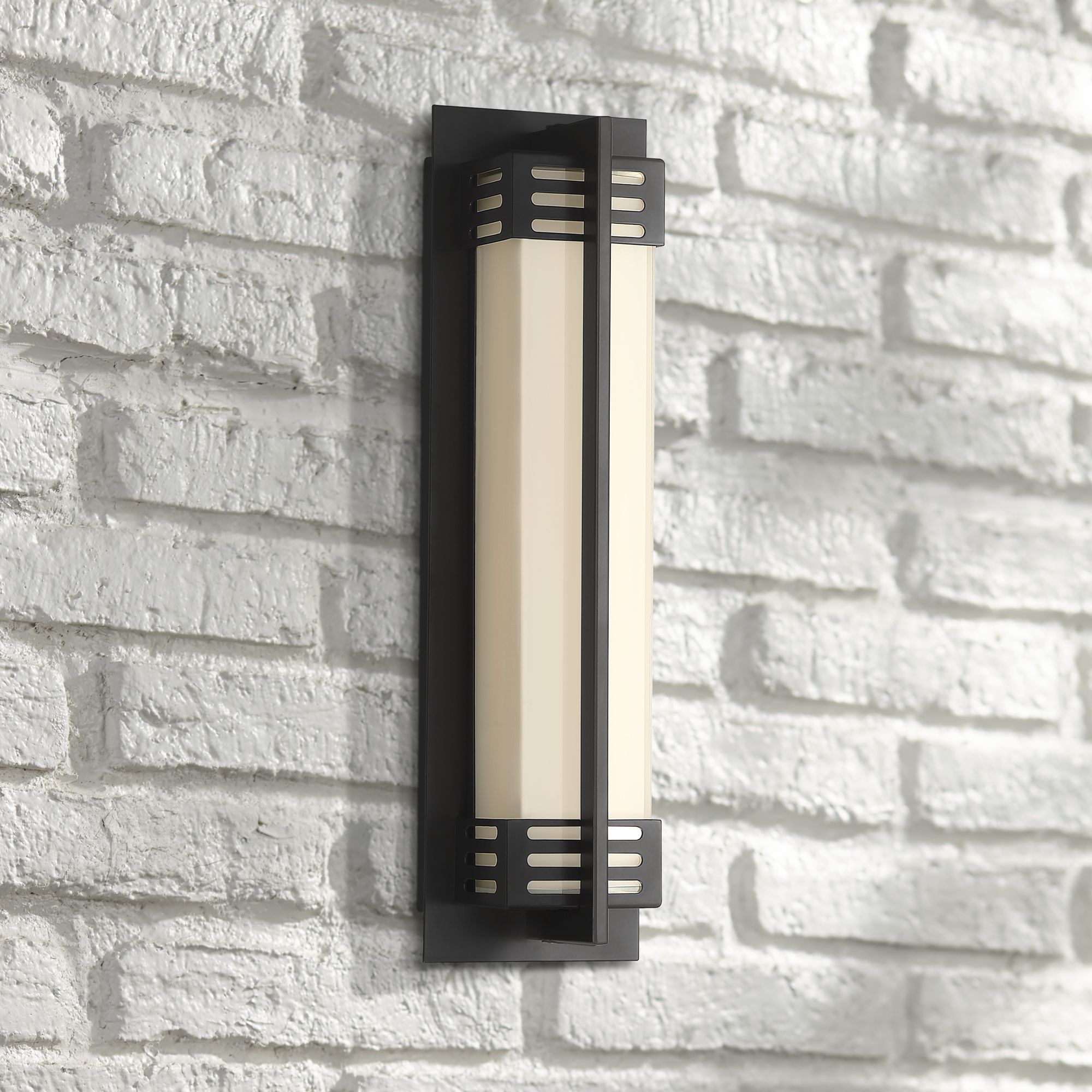 Possini Euro Cudahy 16"H Bronze LED Wall Sconce