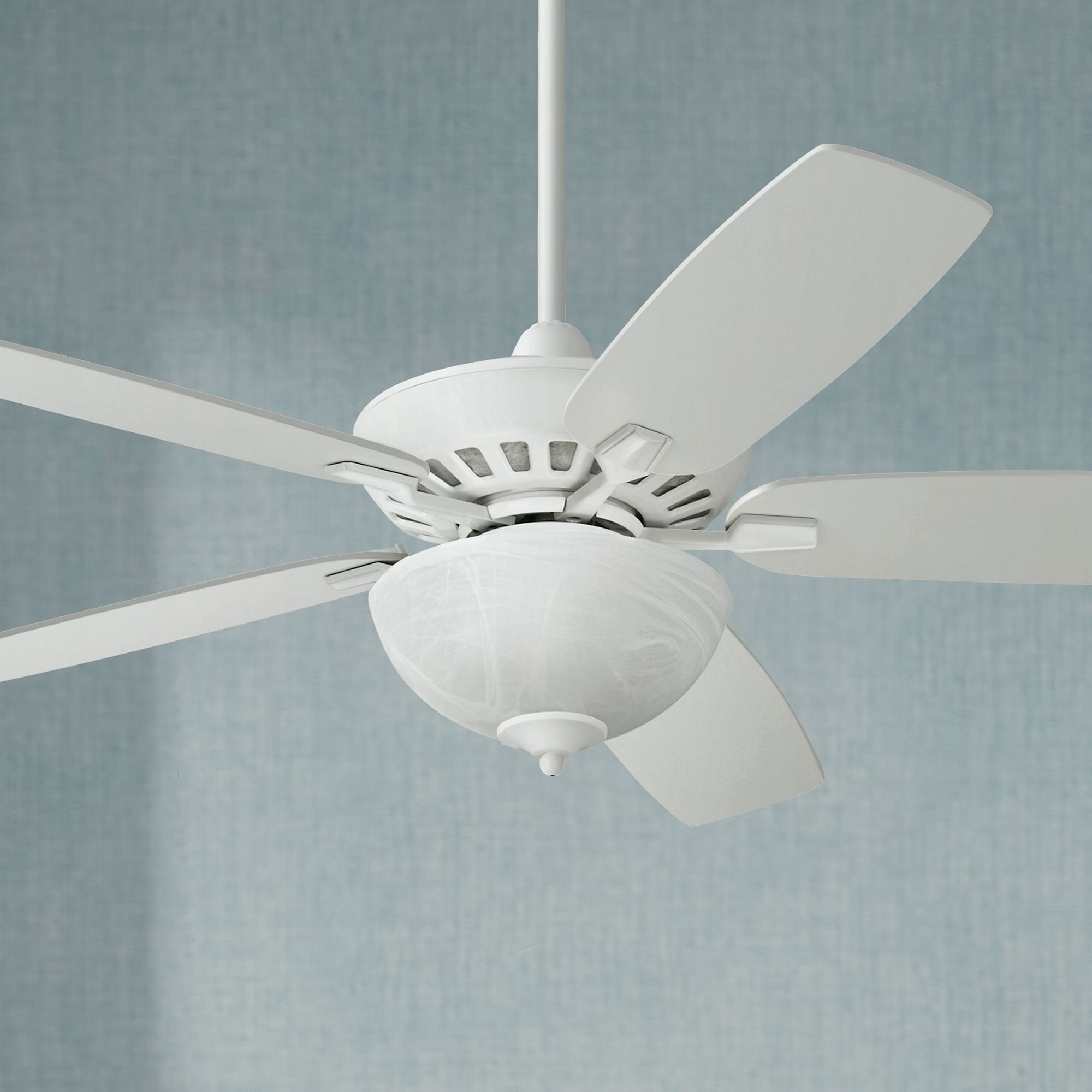 52 Journey White Ceiling Fan With A Led Light Kit