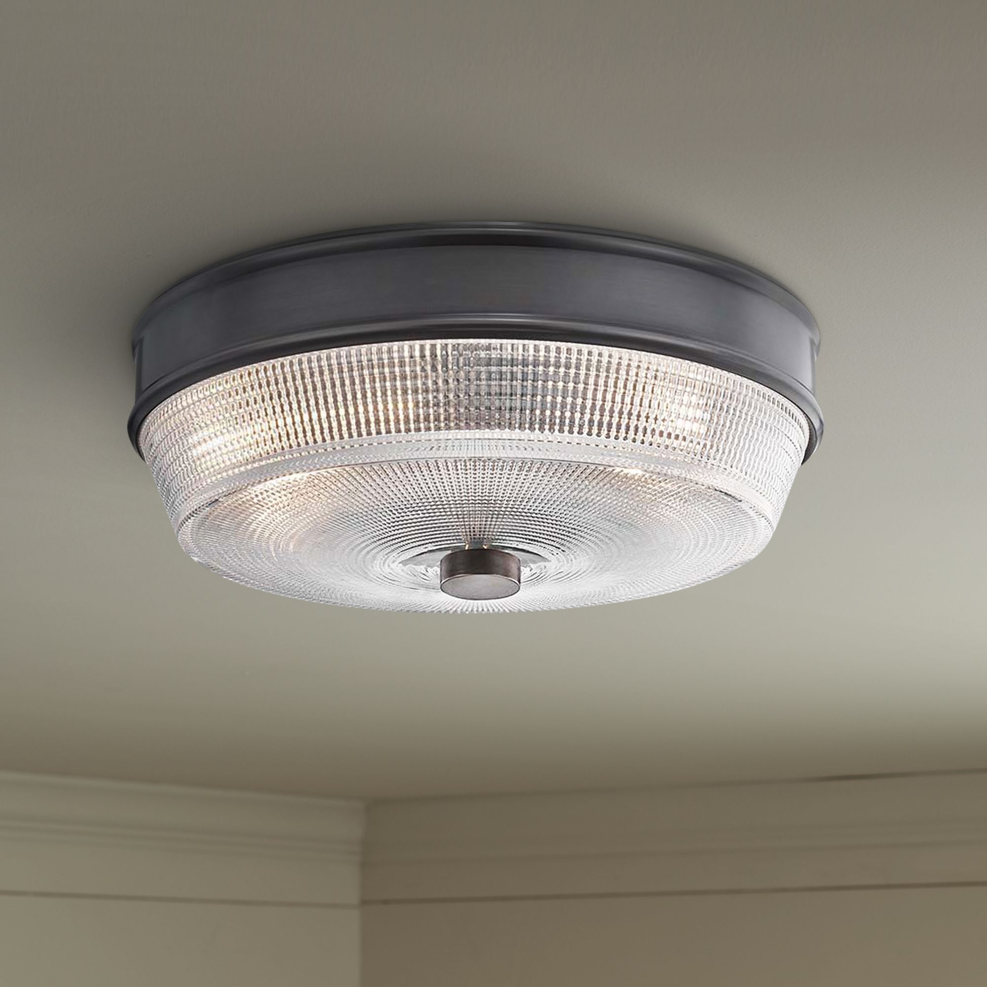 Mitzi Lacey 10 1/4" Wide Old Bronze Ceiling Light