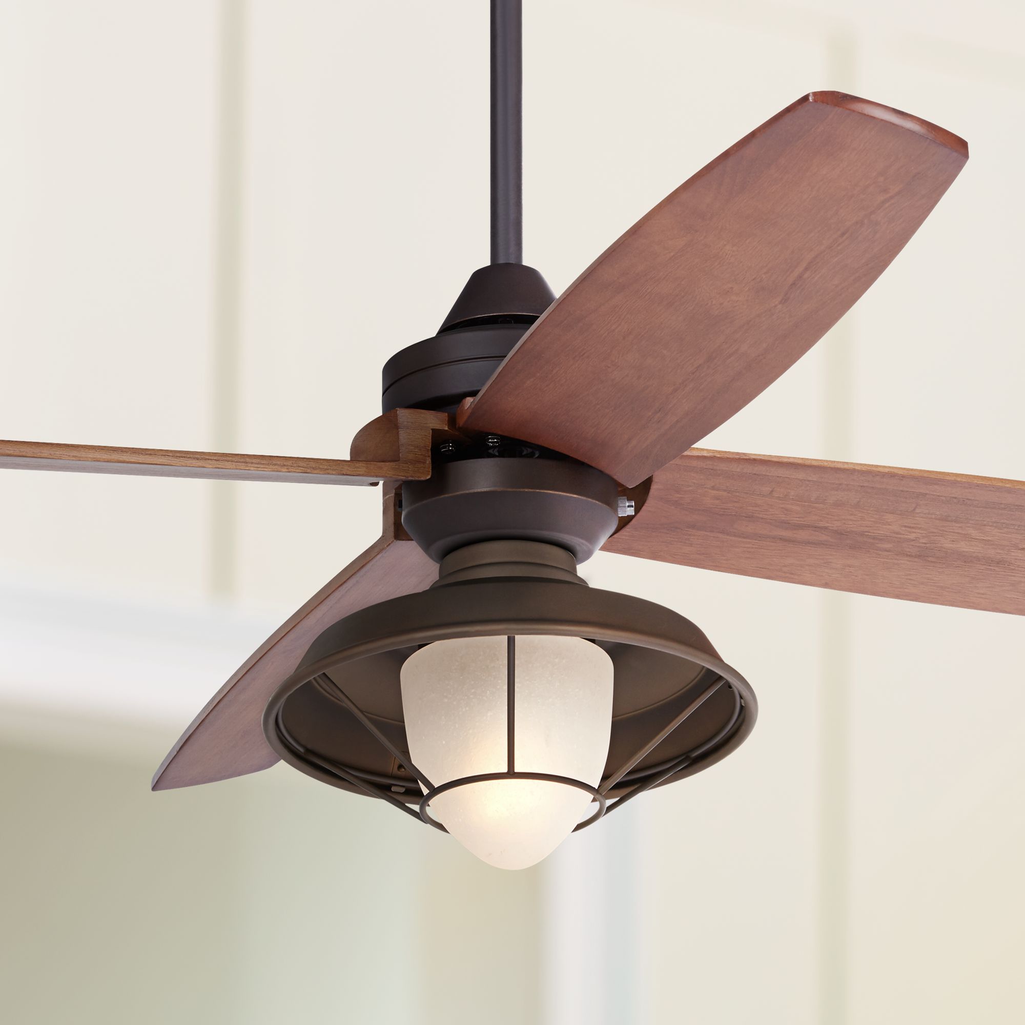 Mid Century Ceiling Fan With Light Kit Pull Chain 3 Speed