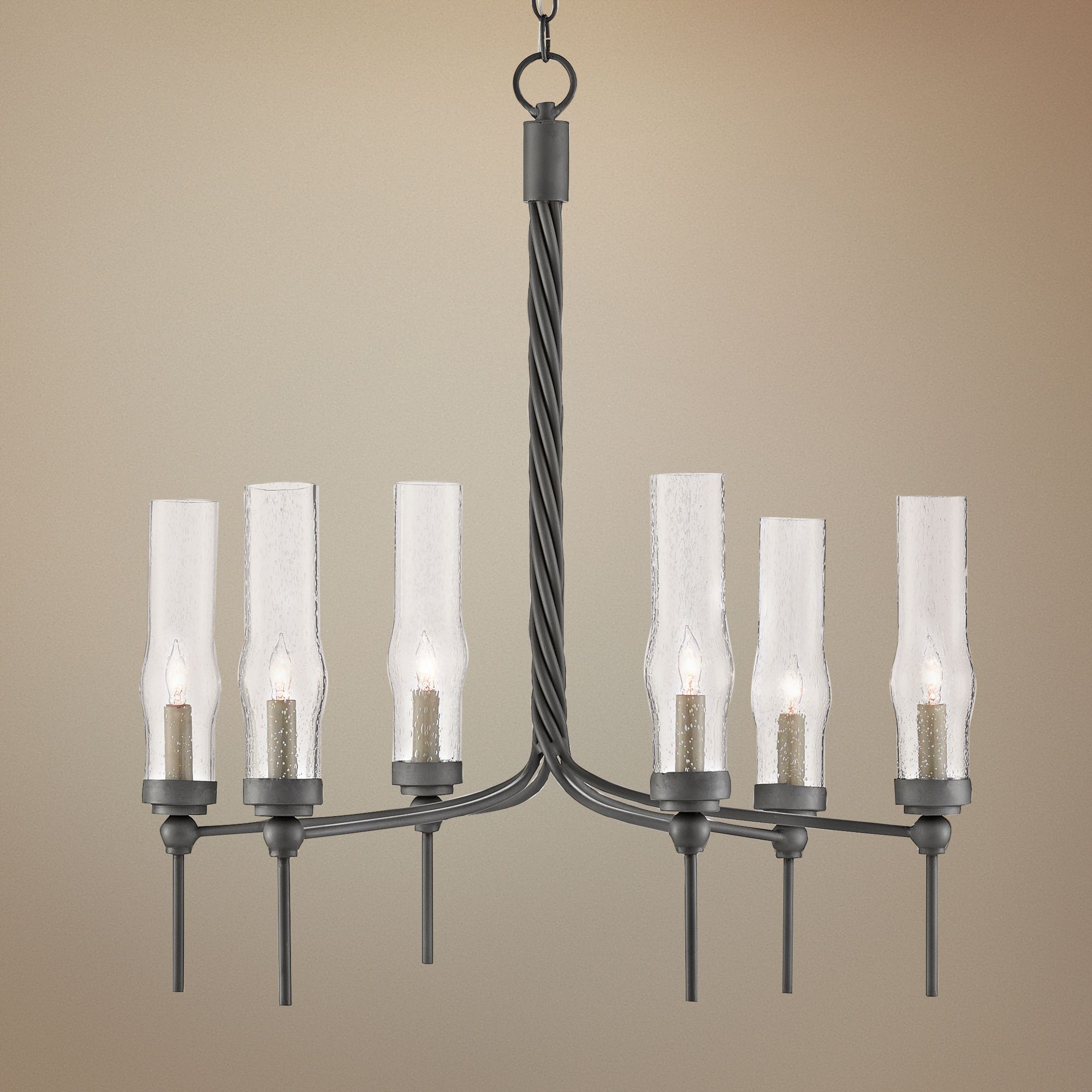Exmoor 28 1/2" Wide Hiroshi Gray 6-Light Chandelier