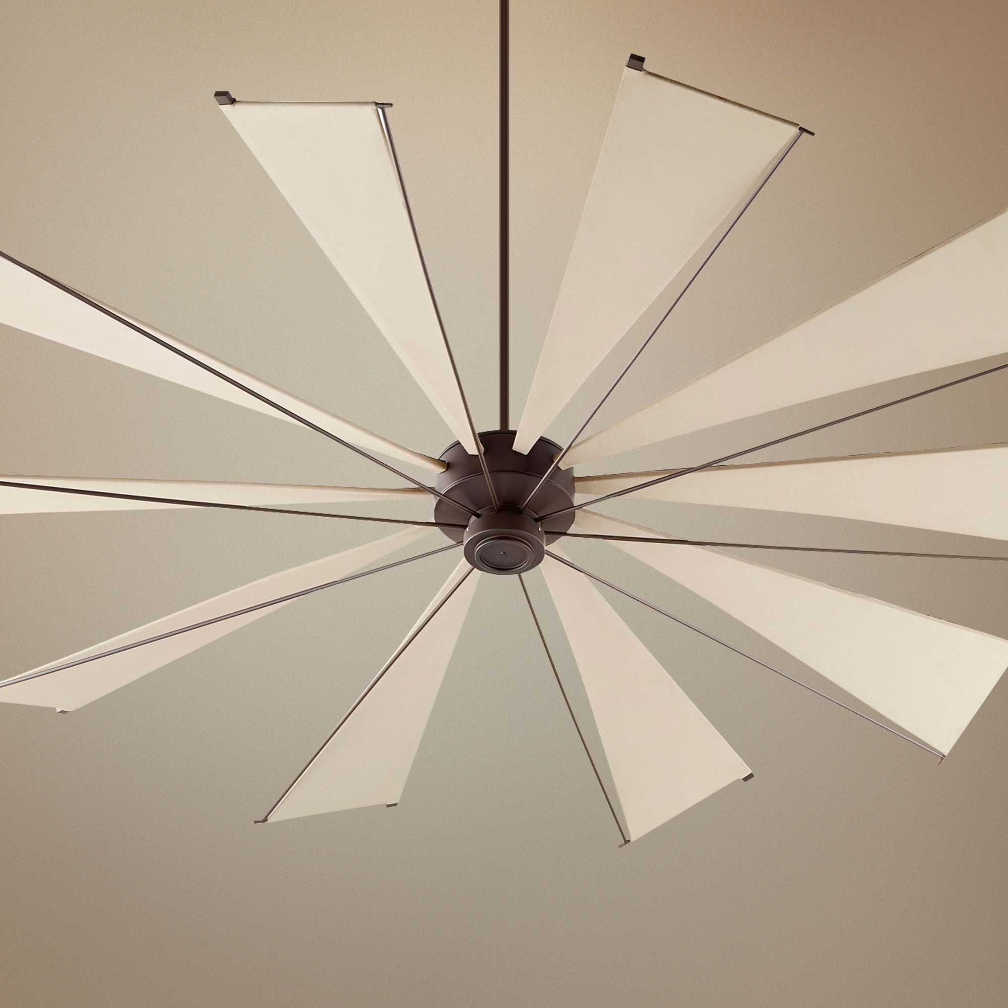 92" Quorum Mykonos Oiled Bronze Ceiling Fan