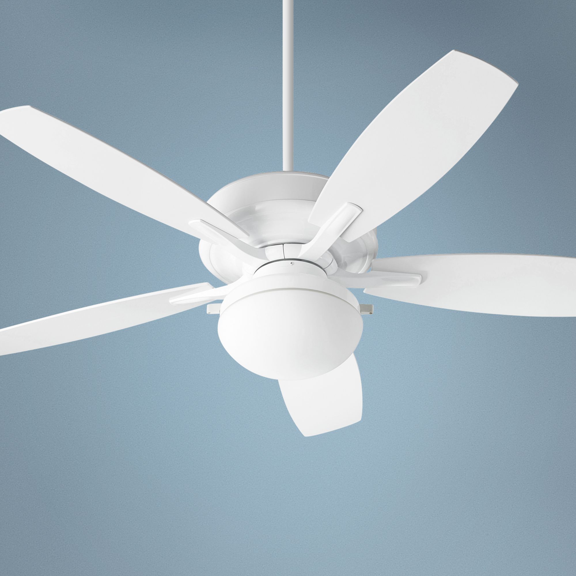 52" Quorum Eden White LED Patio Ceiling Fan