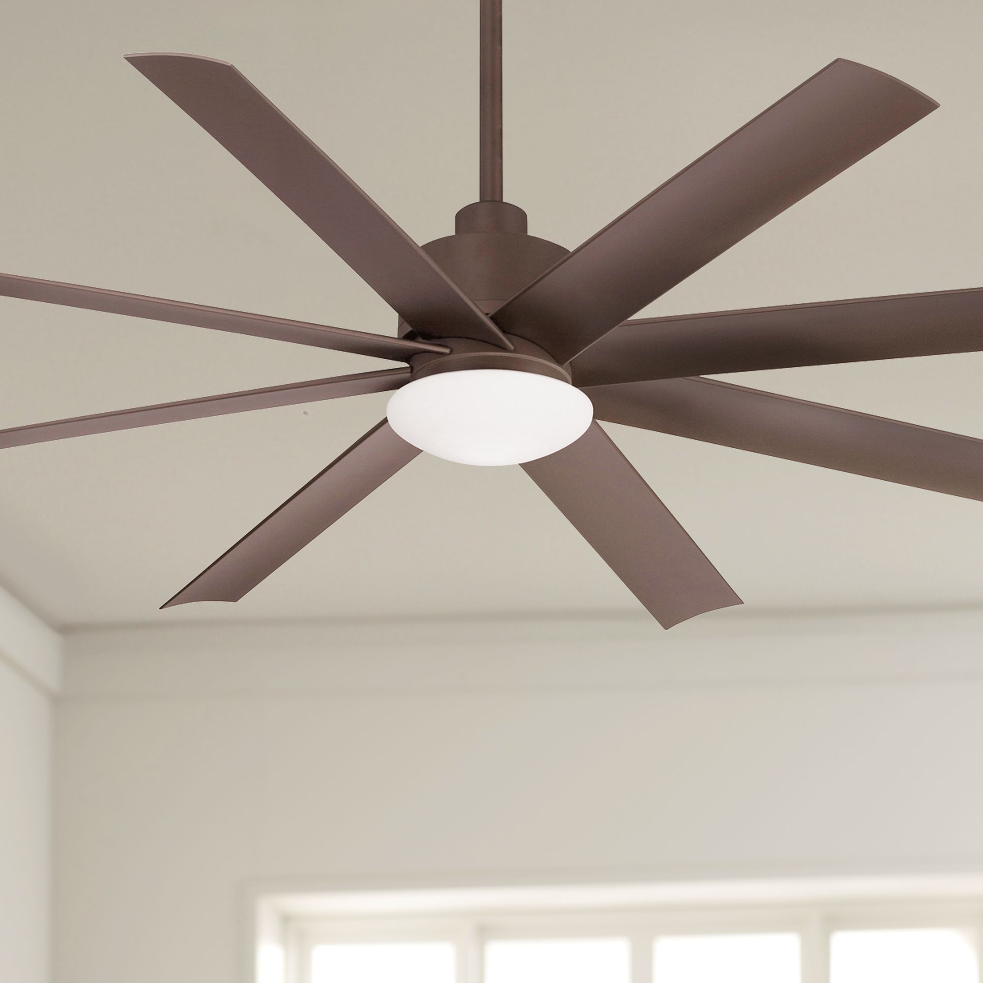 65" Minka Aire Slipstream Bronze Outdoor LED Ceiling Fan