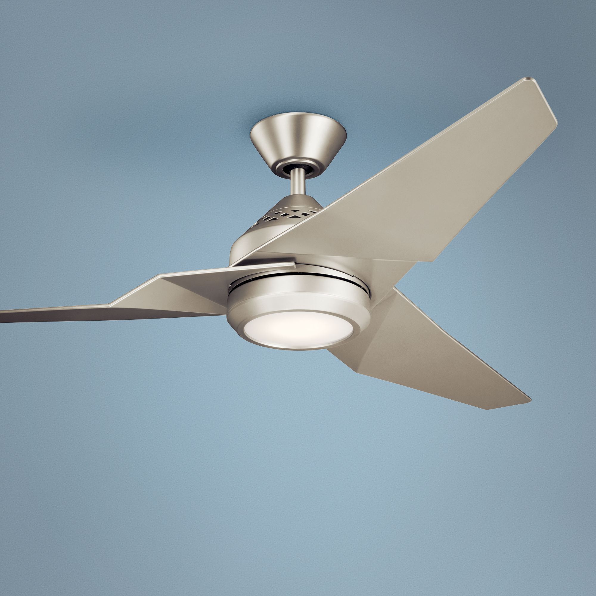 60 Kichler Jade Brushed Nickel Led Ceiling Fan 73d20 Lamps Plus