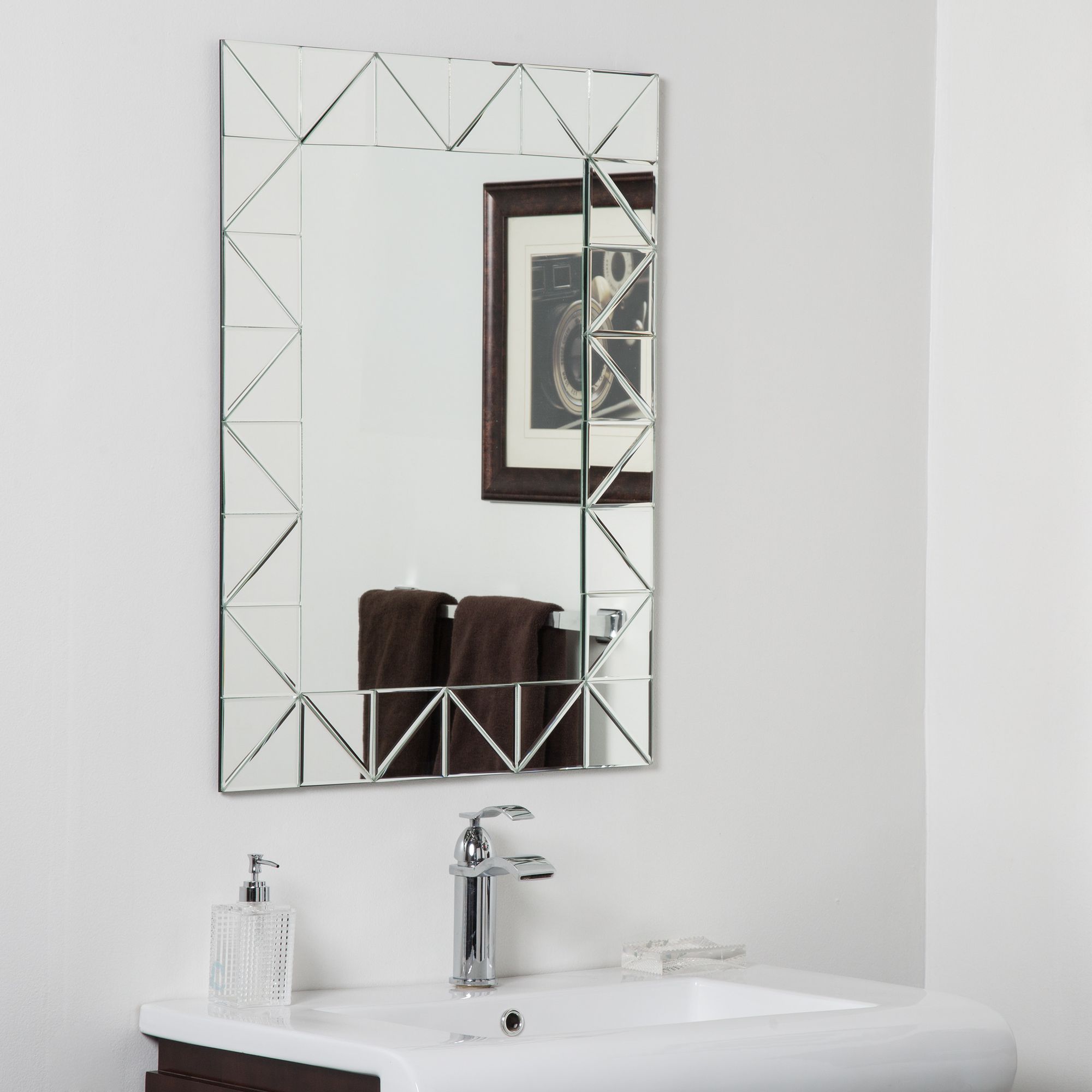 Miami 31 1/2" x 23 Rectangular Frameless Wall Mirror