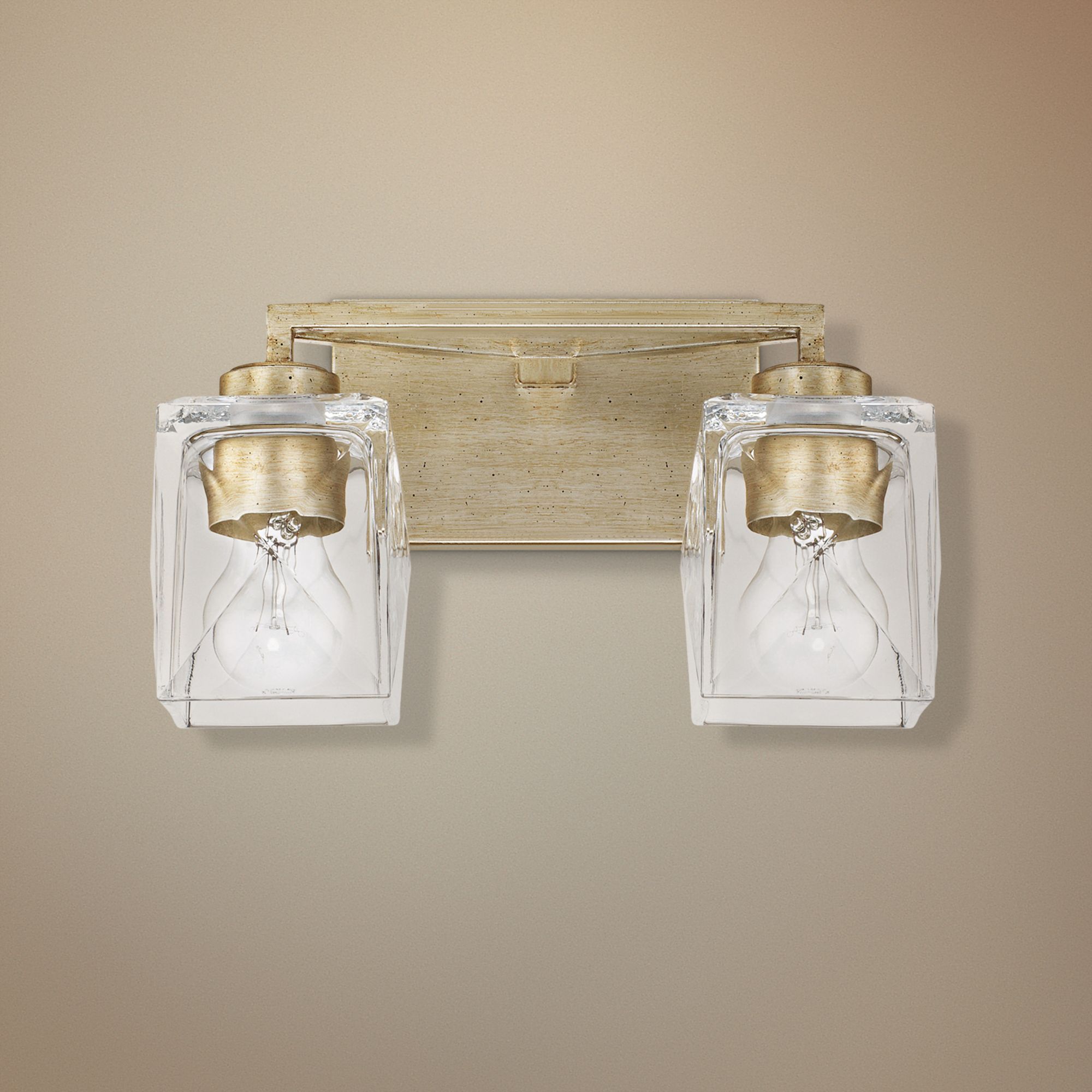 Capital Karina 8 1/2" High Winter Gold 2-Light Wall Sconce