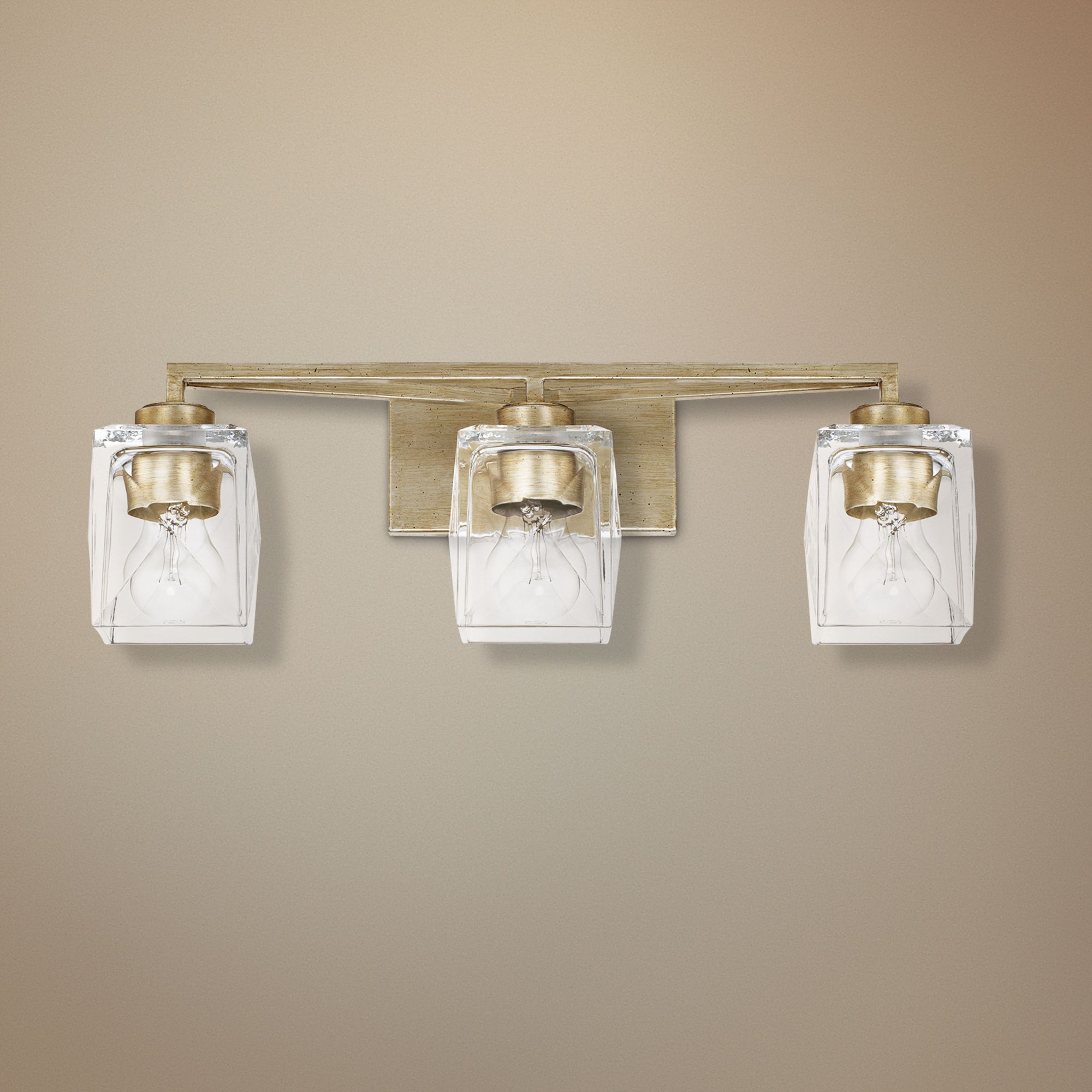 Capital Karina 23 1/2" Wide Winter Gold 3-Light Bath Light