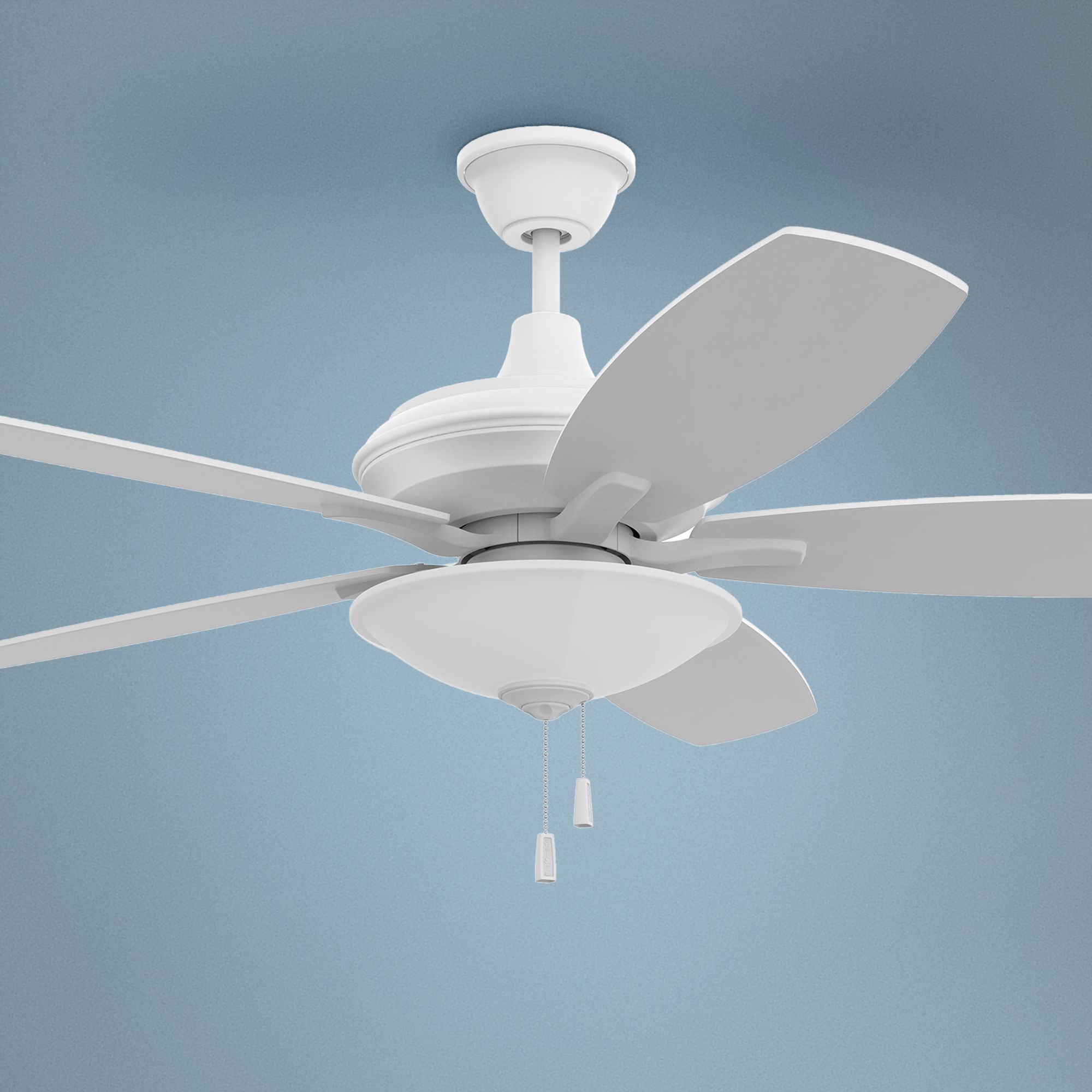 52" Craftmade Jamison White LED Ceiling Fan