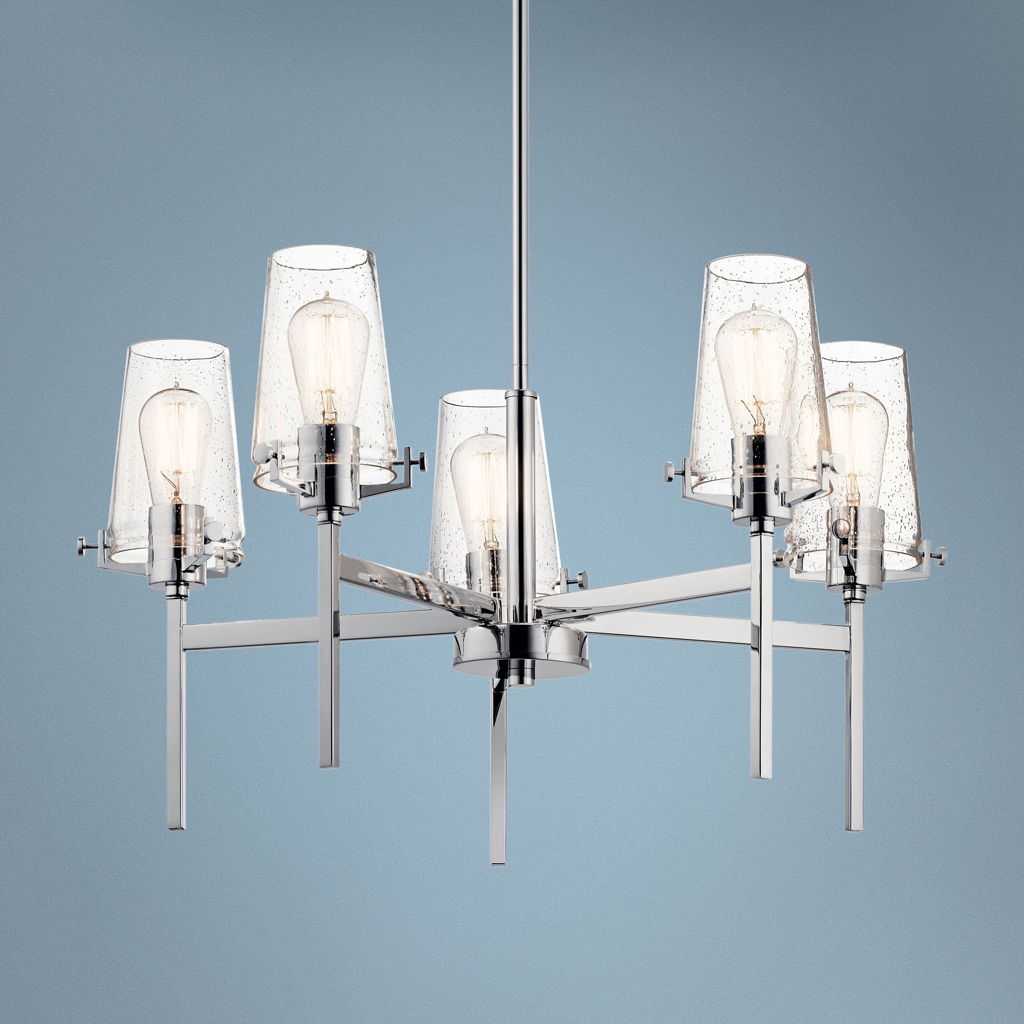 Kichler Alton 27" Wide Polished Nickel 5-Light Chandelier
