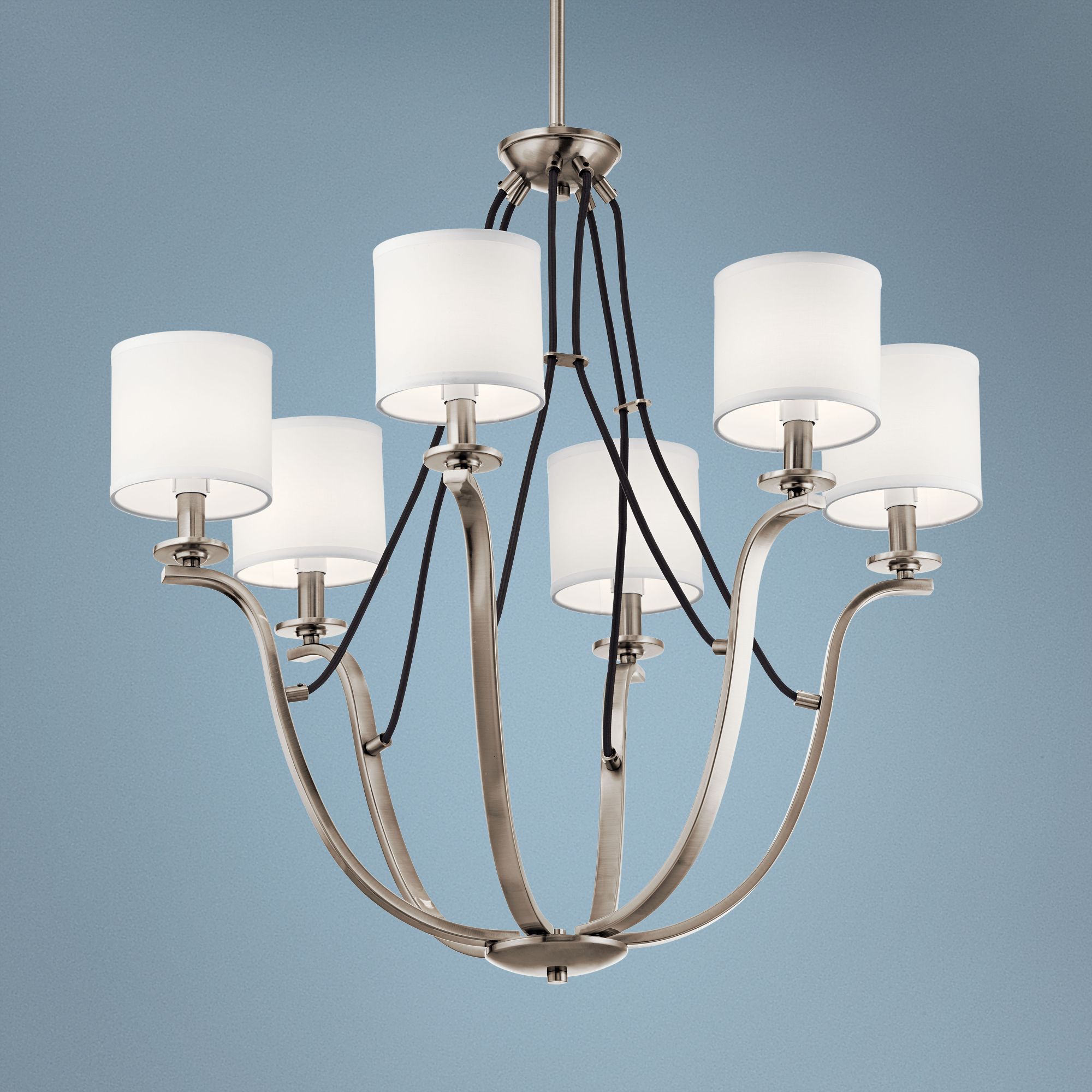 Kichler Thisbe 27 1/2"W Classic Pewter 6Light Chandelier 75C17