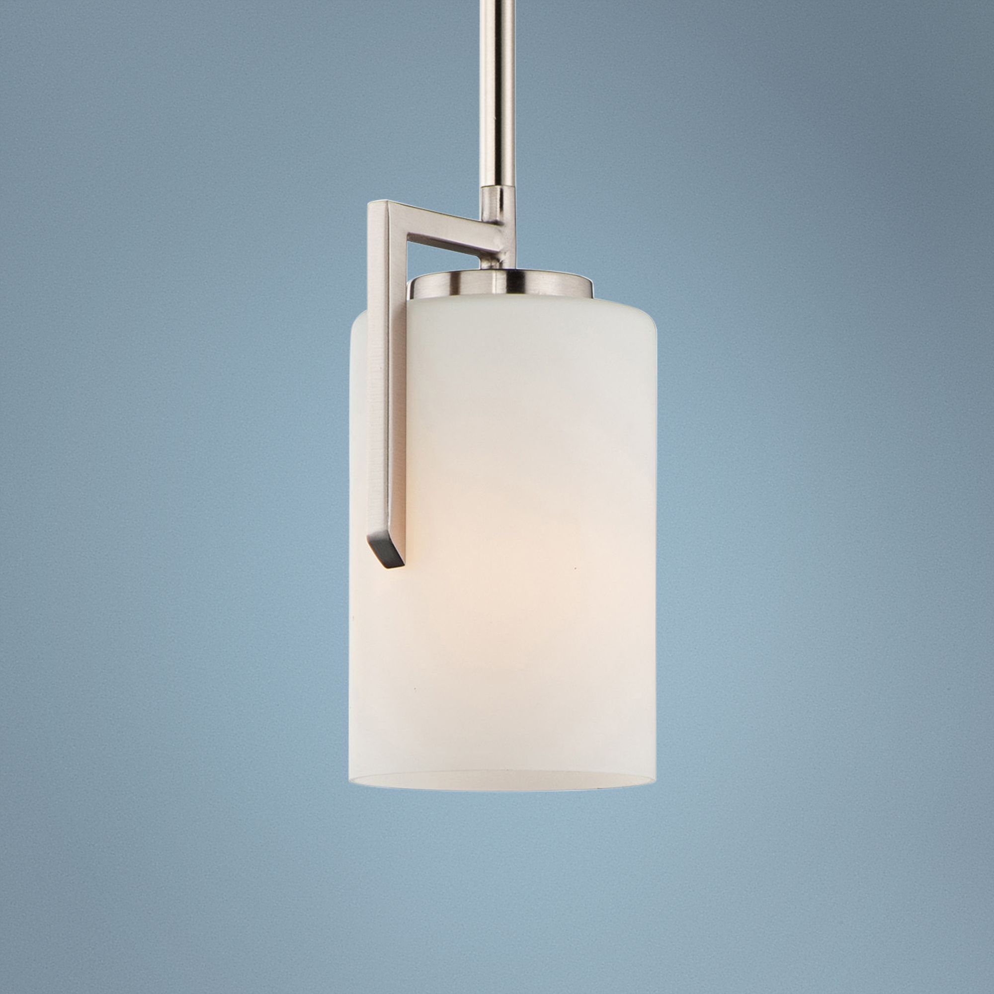 Maxim Dart 4 1/2" Wide Satin Nickel Mini Pendant Light