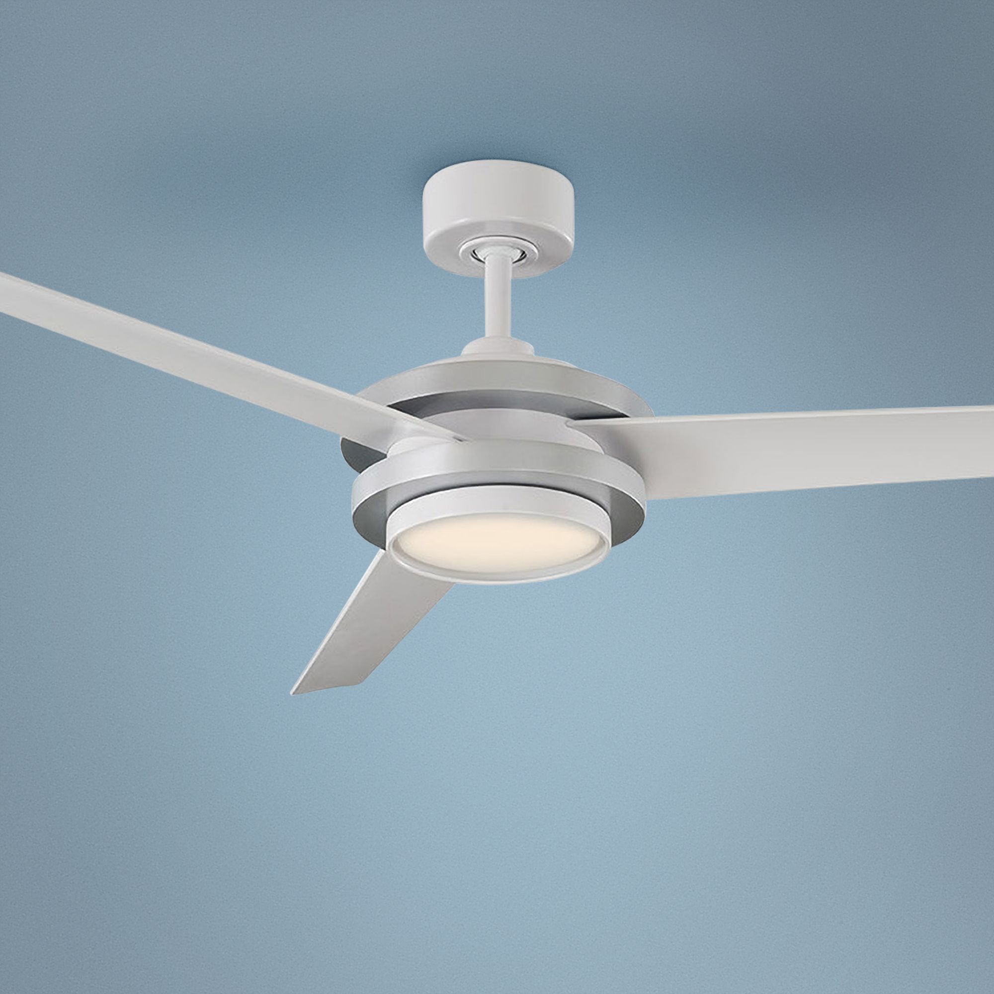 60" Modern Forms Venus Silver LED Wet Rated Ceiling Fan
