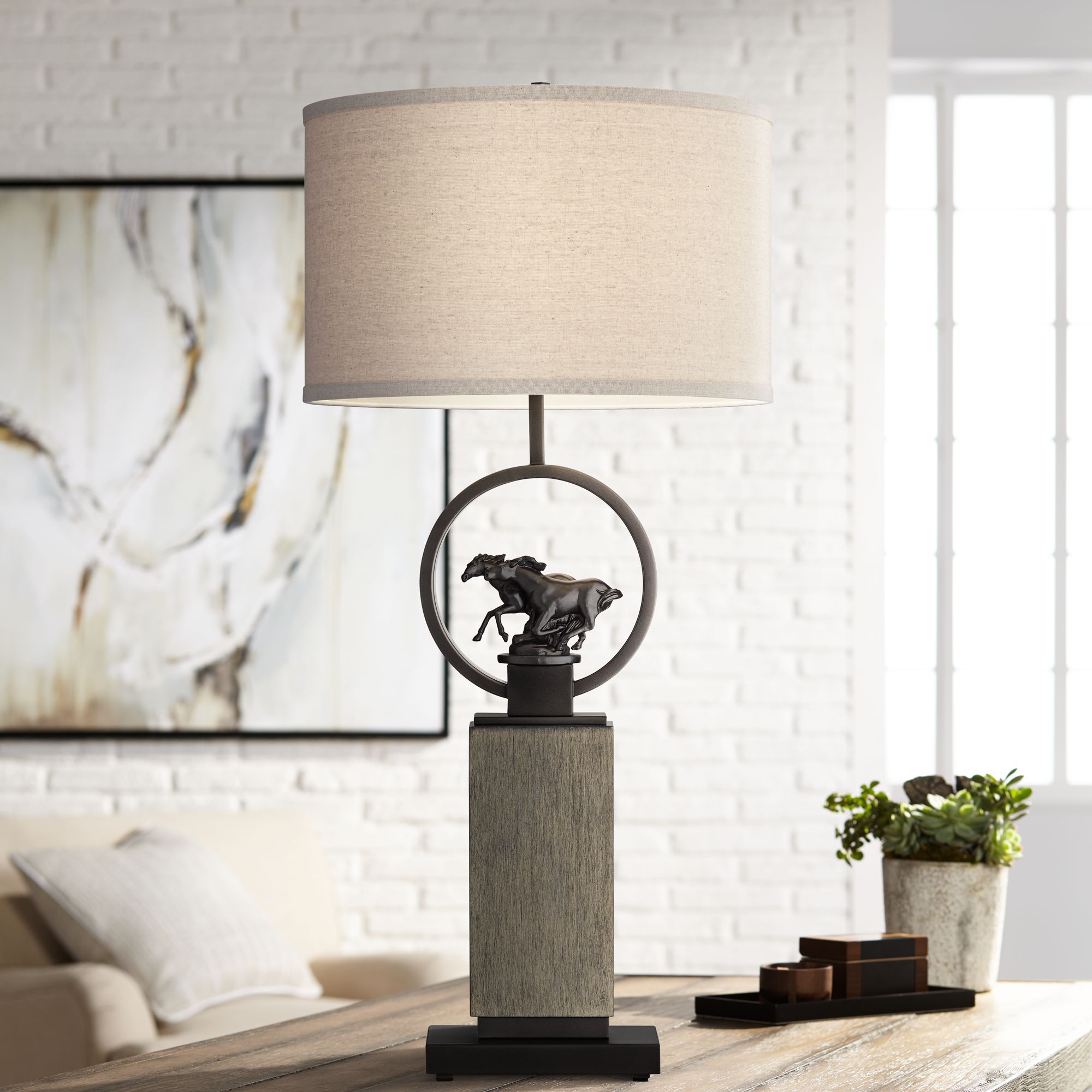 pedestal table lamp